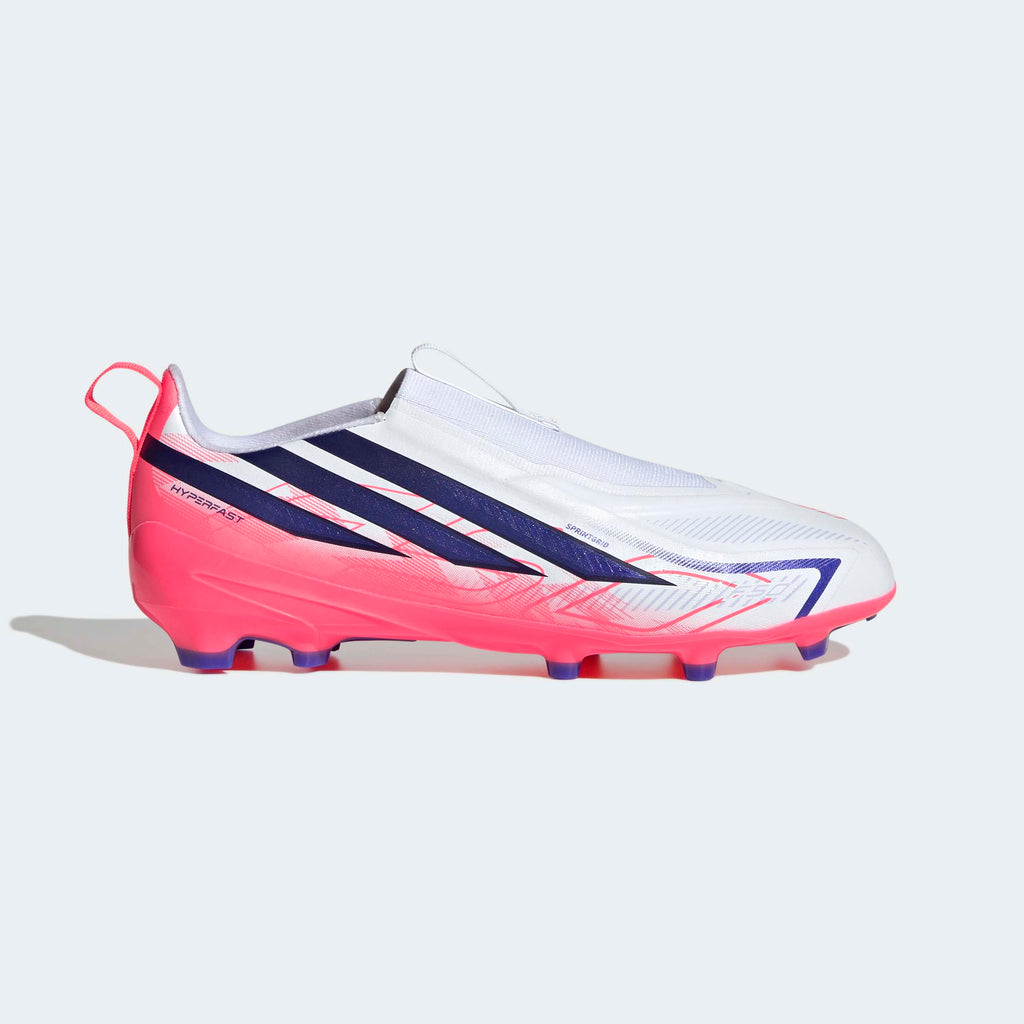 adidas F50 Hyperfast League Laceless Firm Ground Football Boots Kids