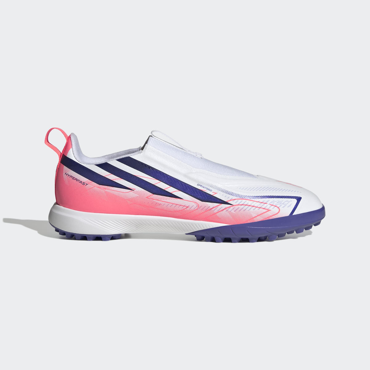 adidas F50 HYPERFAST LEAGUE Laceless Turf Soccer Shoes Kids