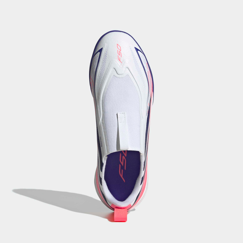 adidas F50 HYPERFAST LEAGUE Laceless Turf Soccer Shoes Kids