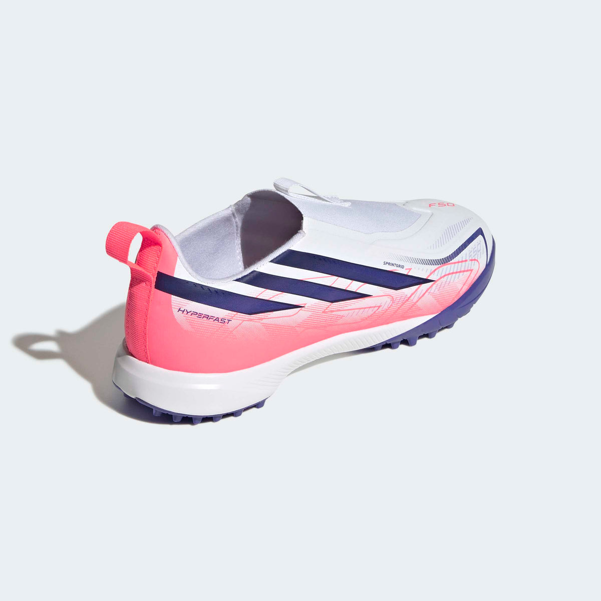 adidas F50 HYPERFAST LEAGUE Laceless Turf Soccer Shoes Kids