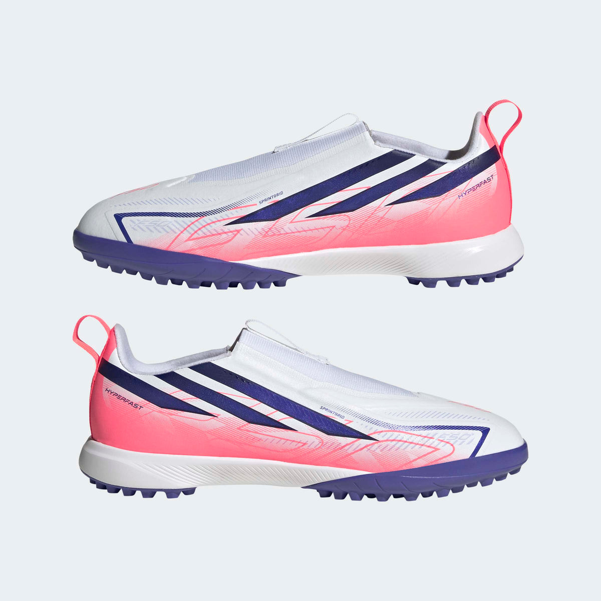 adidas F50 HYPERFAST LEAGUE Laceless Turf Soccer Shoes Kids