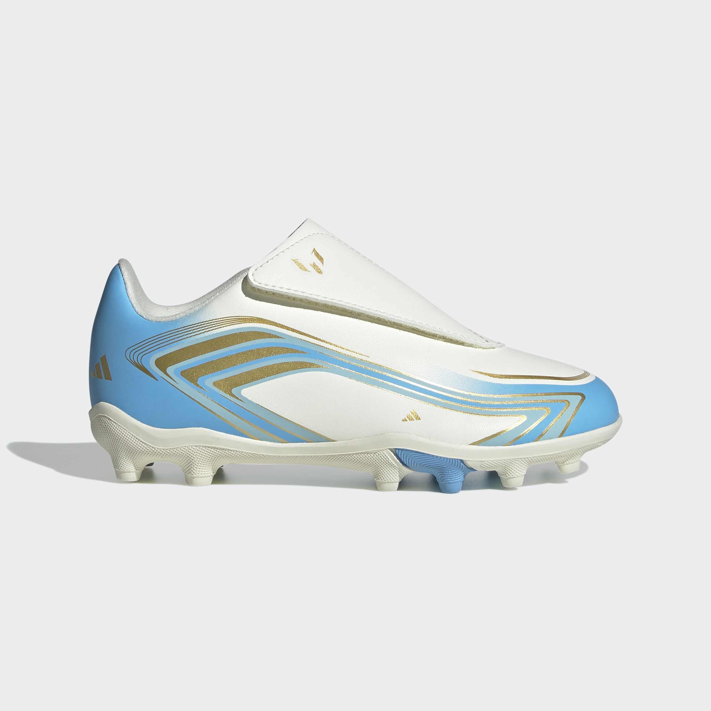 F50 MESSI CLUB Velcro Firm Ground / Multi Ground Soccer Cleats Kids