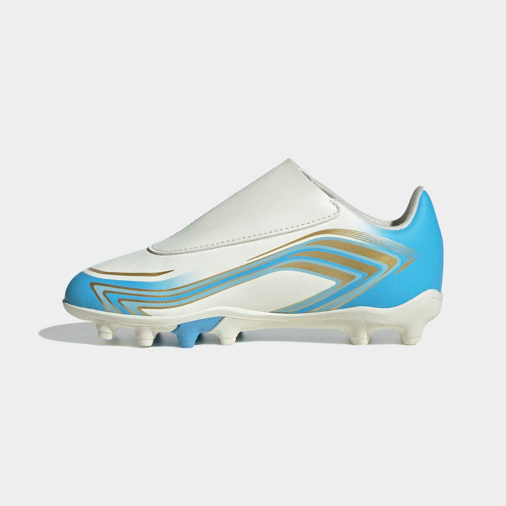 F50 MESSI CLUB Velcro Firm Ground / Multi Ground Soccer Cleats Kids