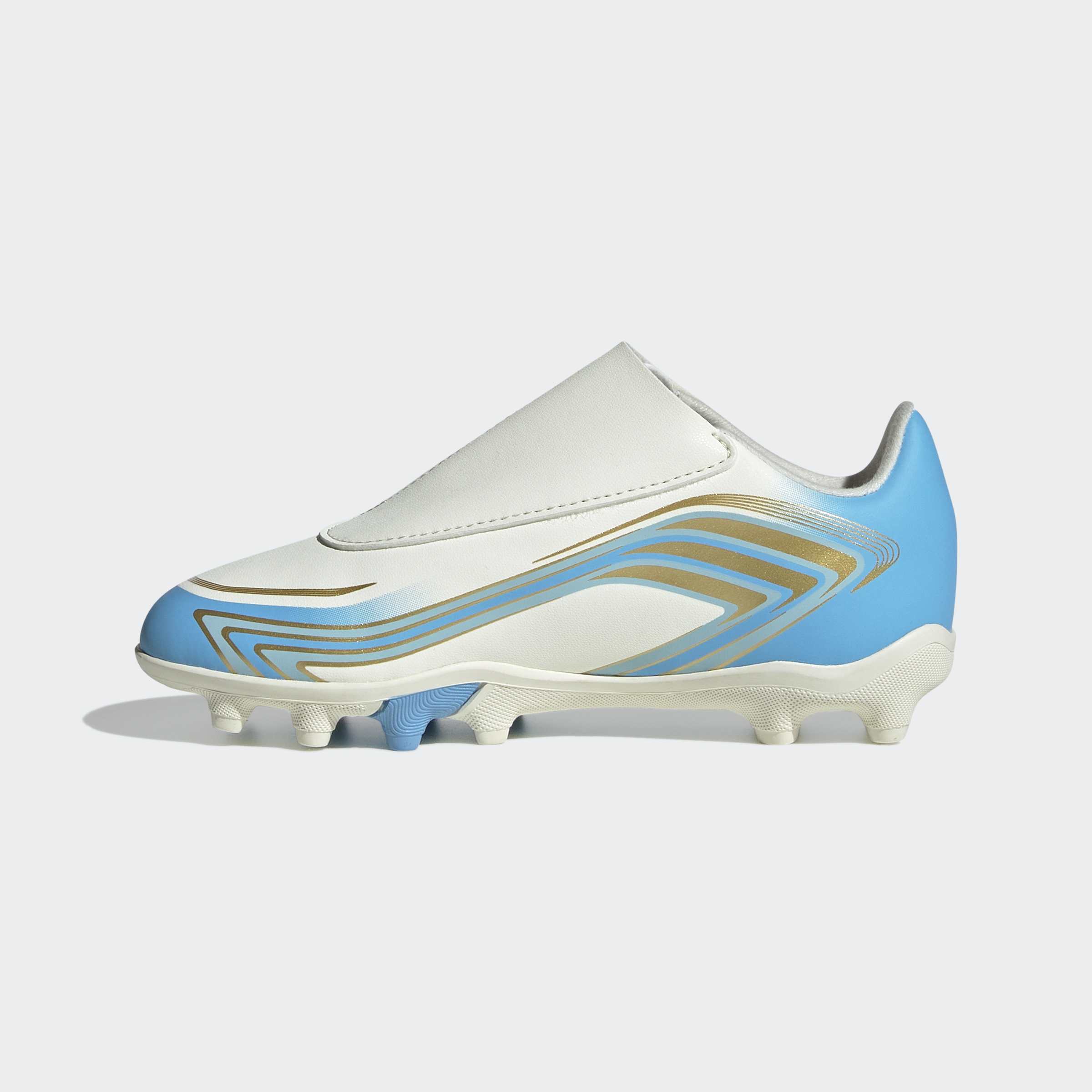 F50 MESSI CLUB Velcro Firm Ground / Multi Ground Soccer Cleats Kids