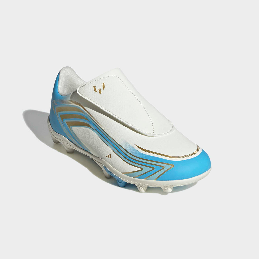 F50 MESSI CLUB Velcro Firm Ground / Multi Ground Soccer Cleats Kids