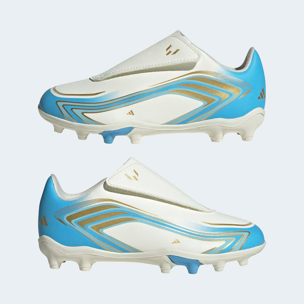 F50 MESSI CLUB Velcro Firm Ground / Multi Ground Soccer Cleats Kids