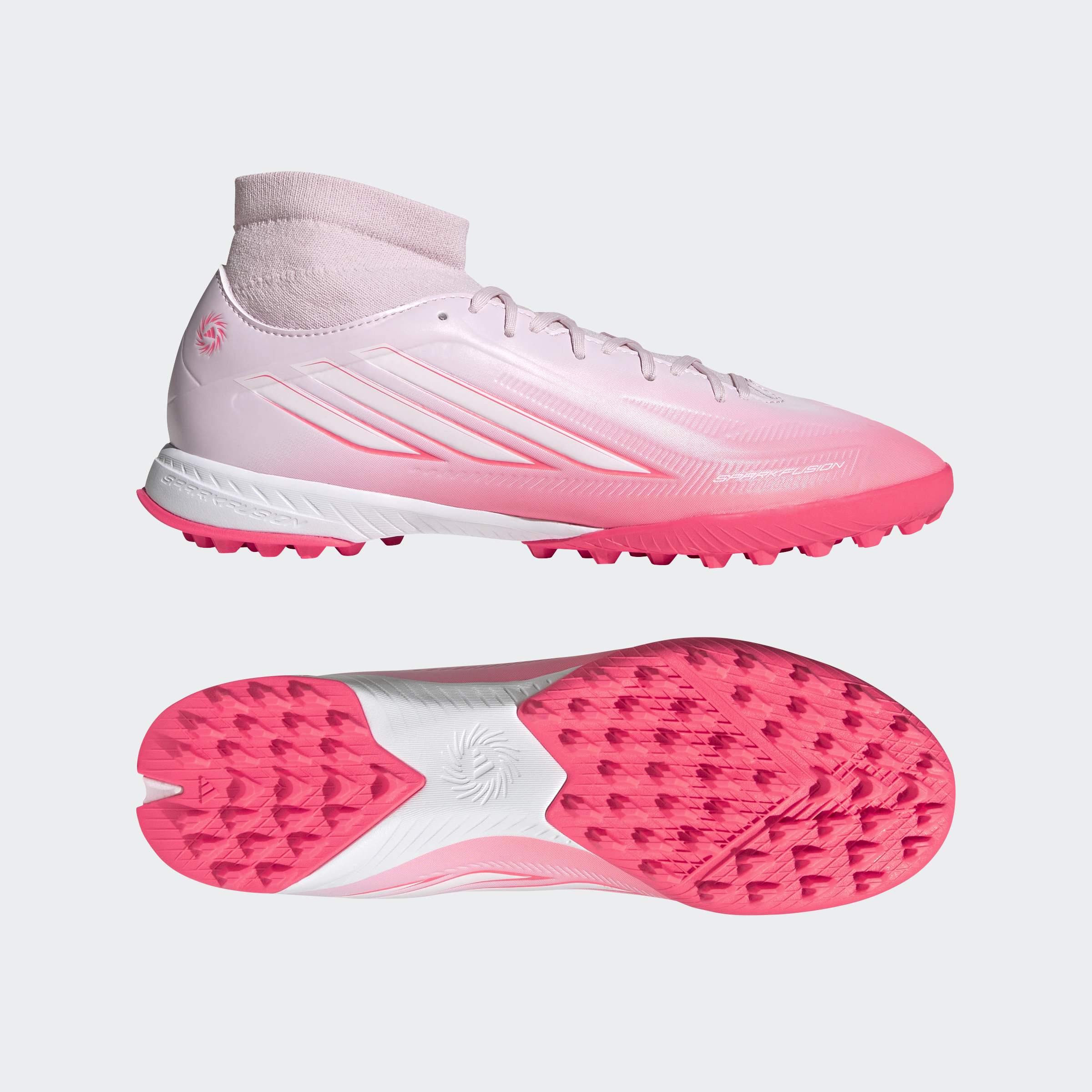 adidas F50 Sparkfusion Club Mid Cut Turf Soccer Cleats