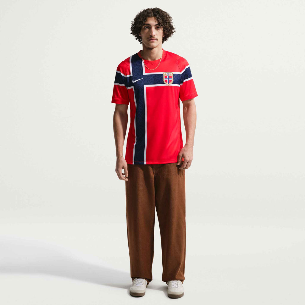 Norway 2026 Stadium Home Men's Nike Dri-FIT Soccer Replica Jersey