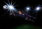 West Coast HELIX ™ Aloha Black Goalkeeper Gloves