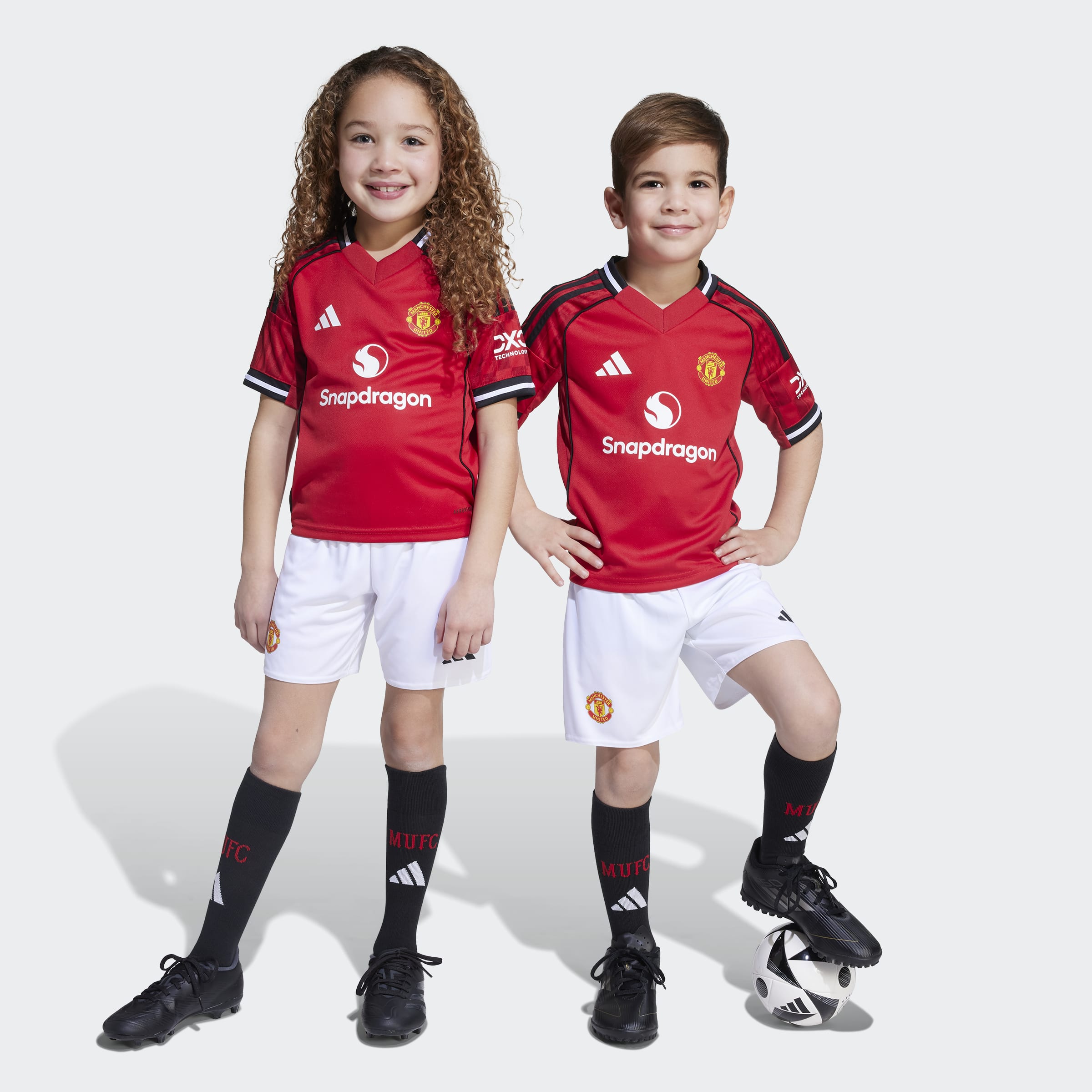 adidas Manchester United 25/26 Home Mini Kit Kids