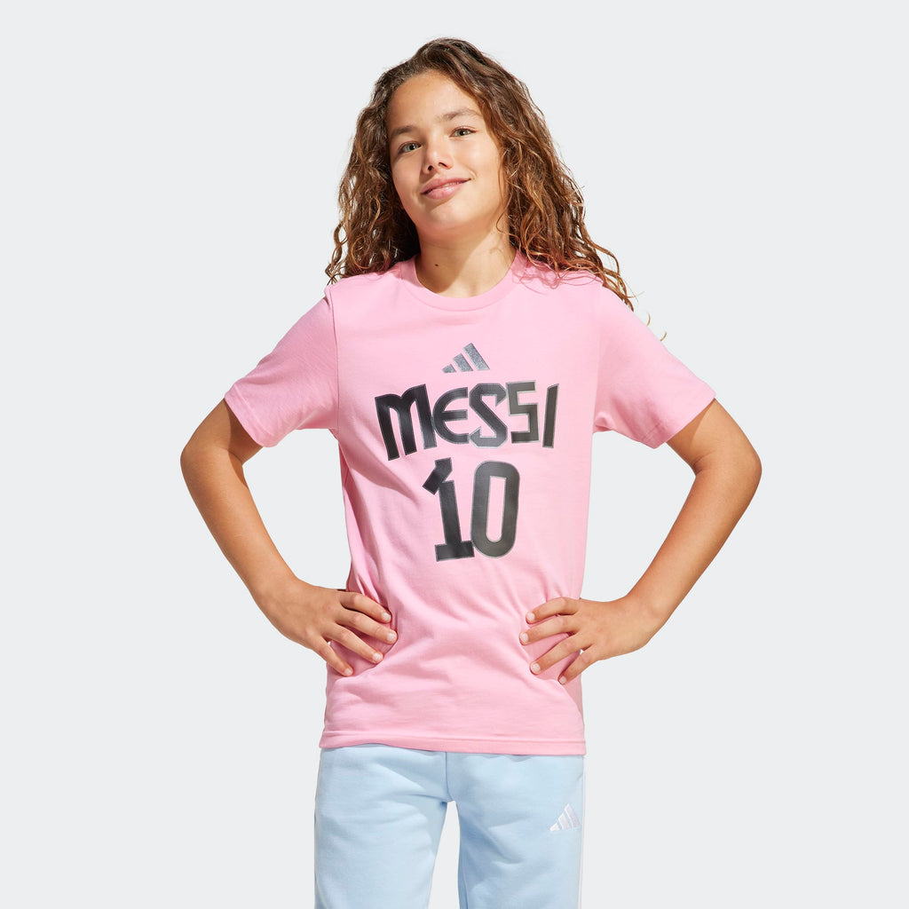 adidas Messi Name and Number Graphic Tee Kids