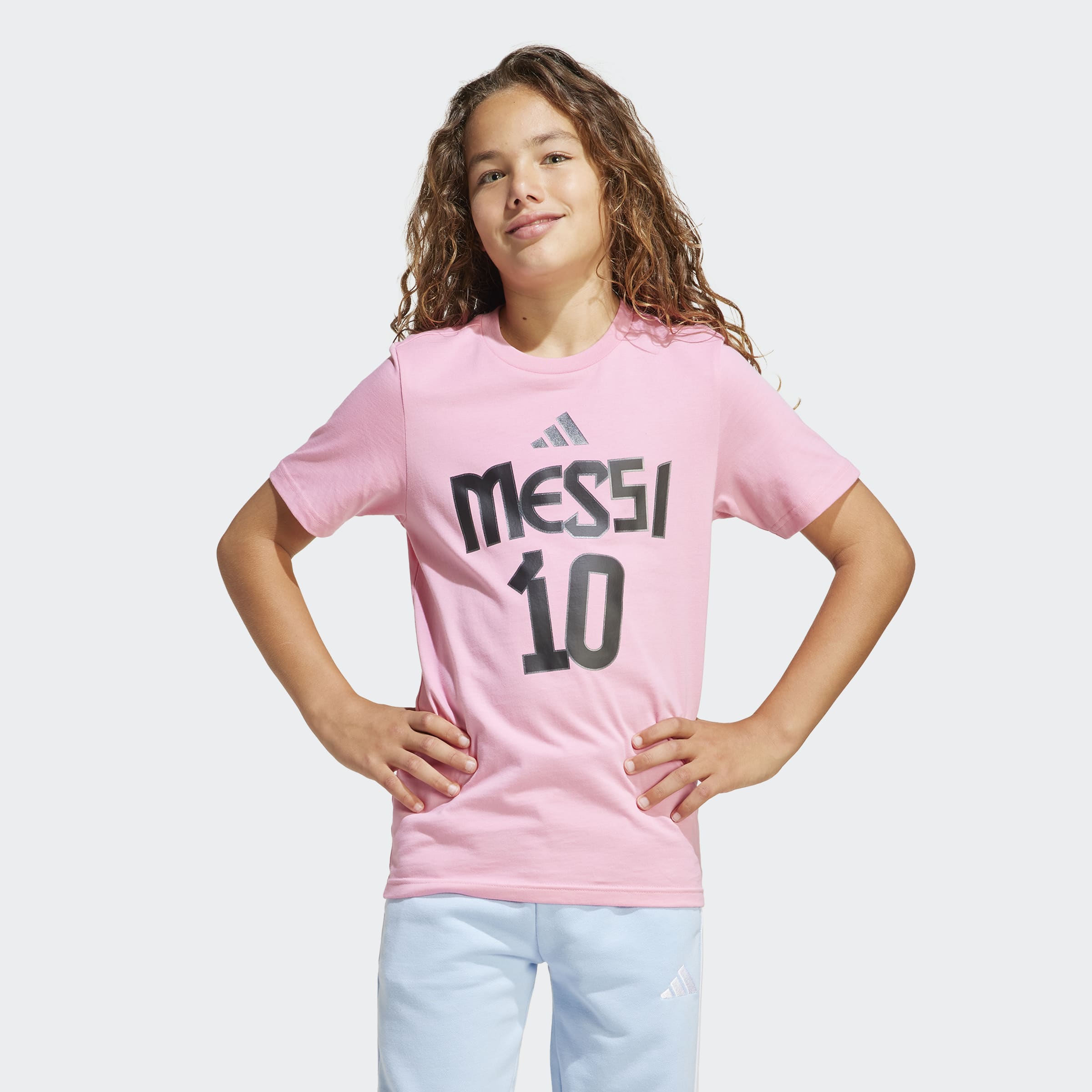 adidas Messi Name and Number Graphic Tee Kids