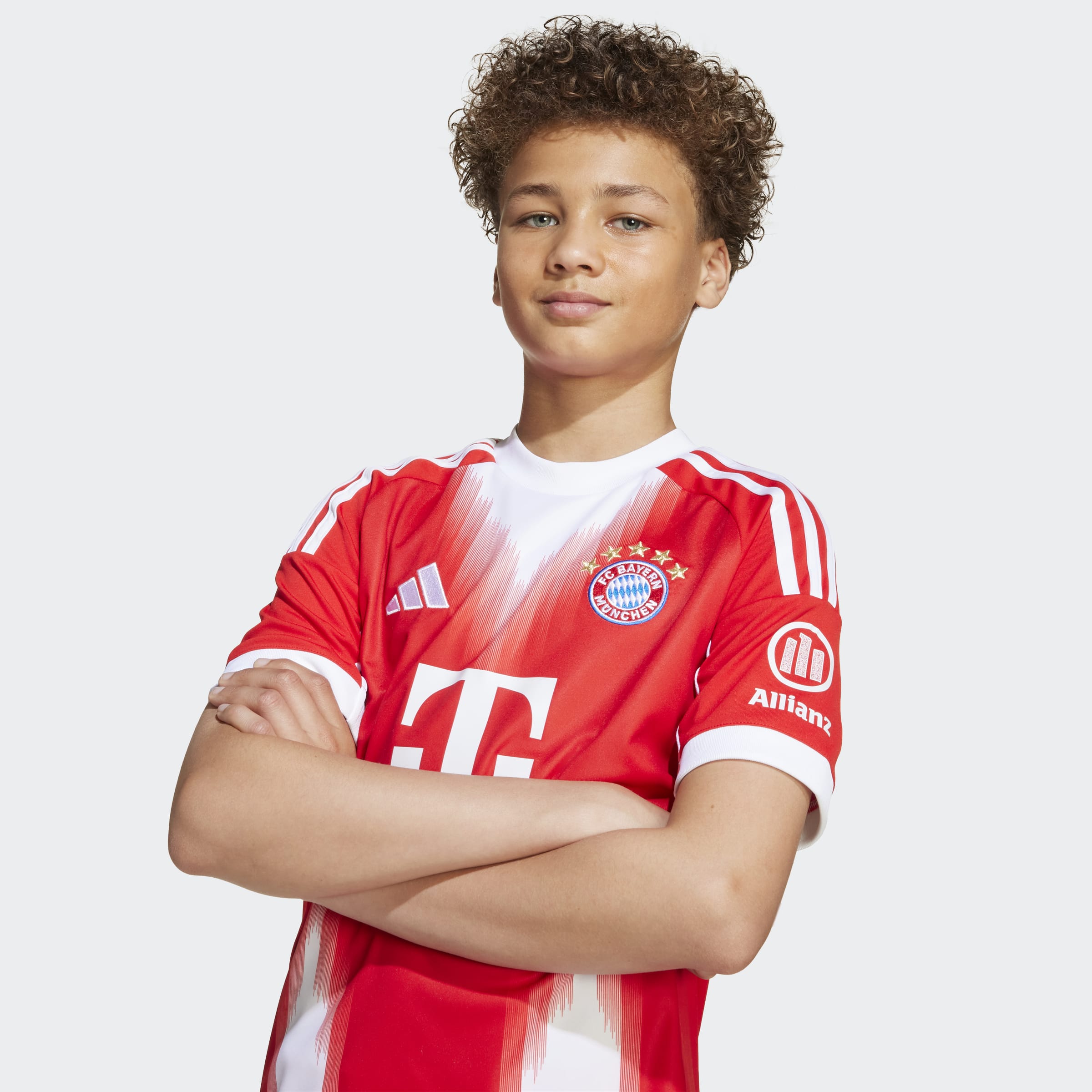 adidas FC Bayern 25/26 Home Jersey Kids