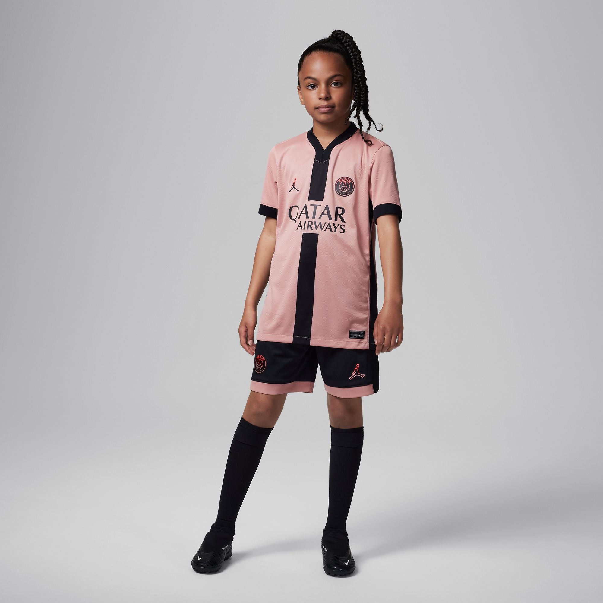 Paris Saint-Germain 2024/25 Stadium Third Big Kids' Nike Dri-FIT Soccer Replica Jersey