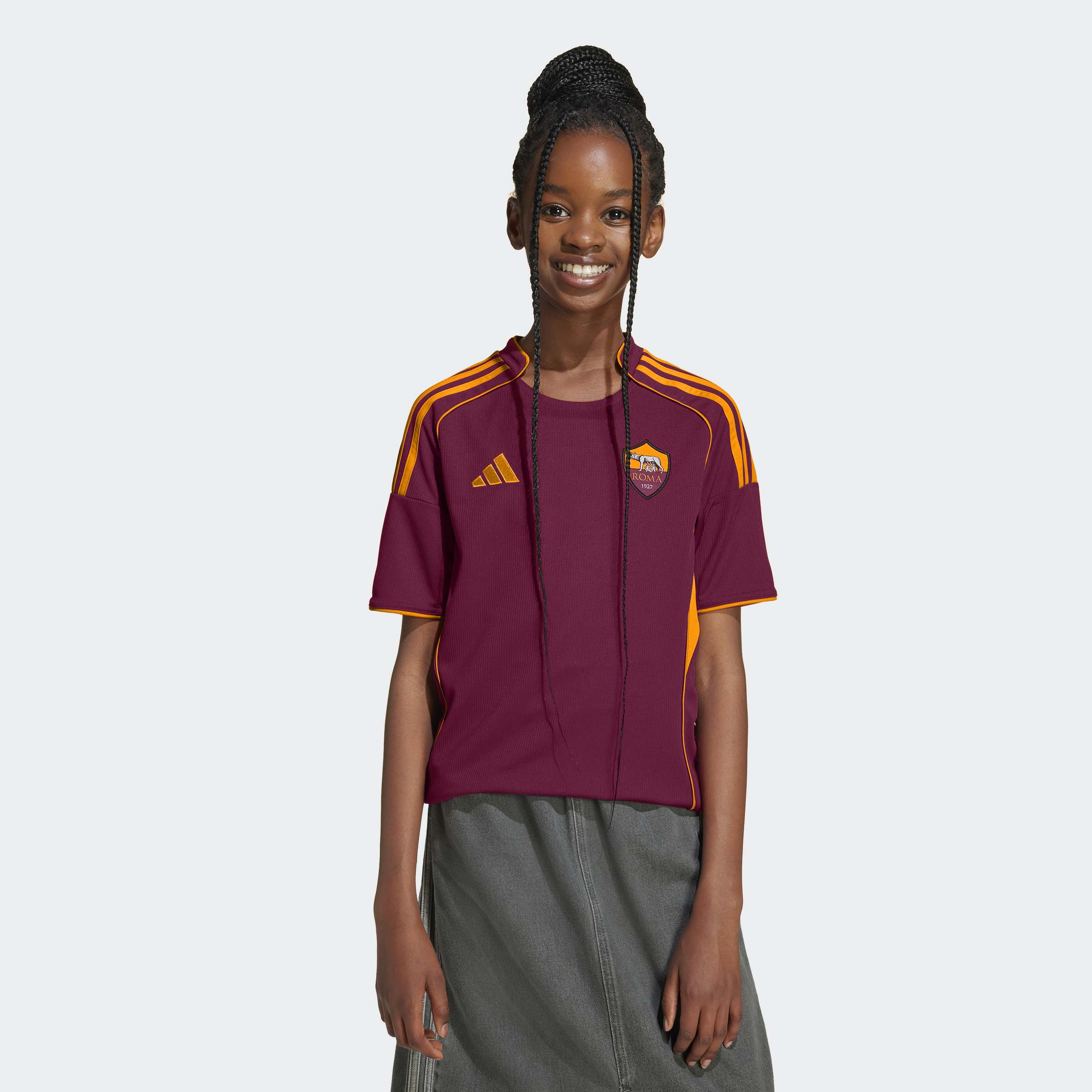 adidas AS Roma 25/26 Home Jersey Kids