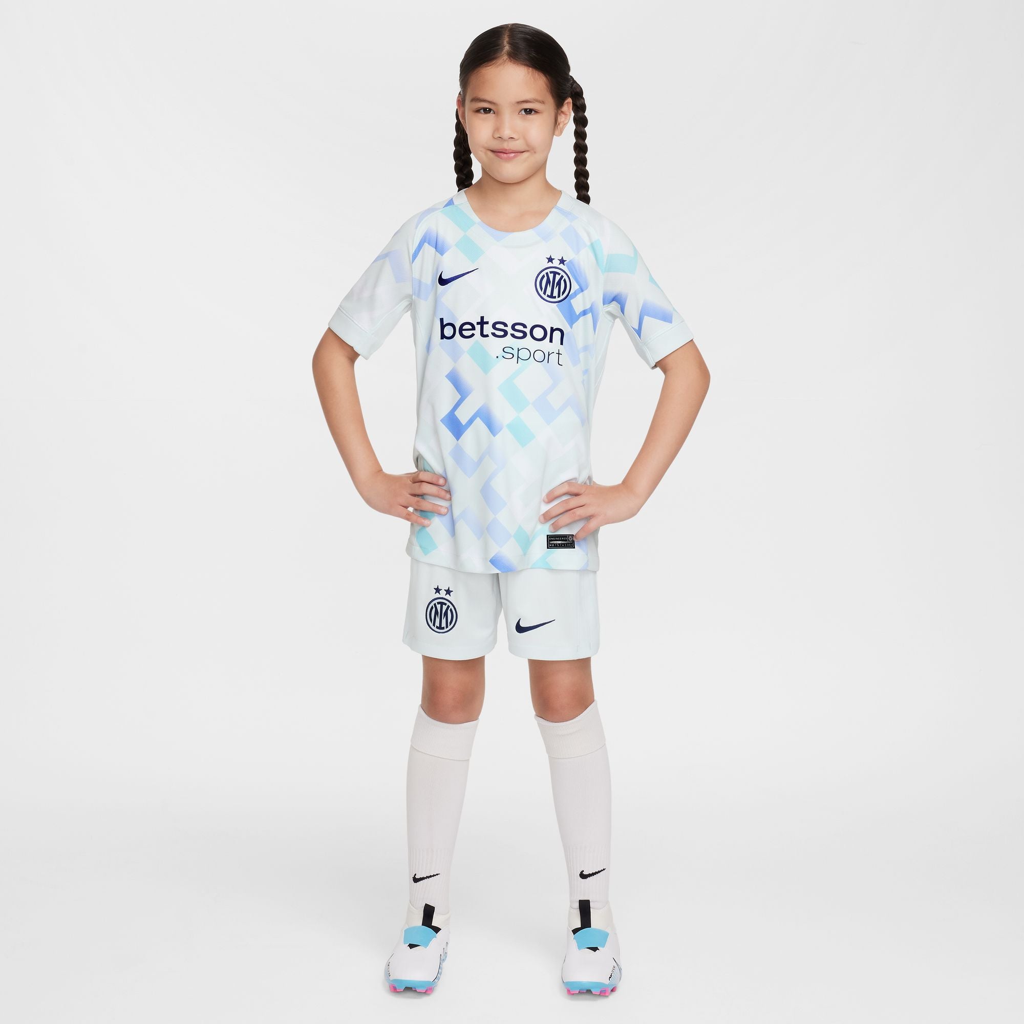 Inter Milan 2025/26 Stadium Away Big Kids' Nike Dri-FIT Replica Jersey