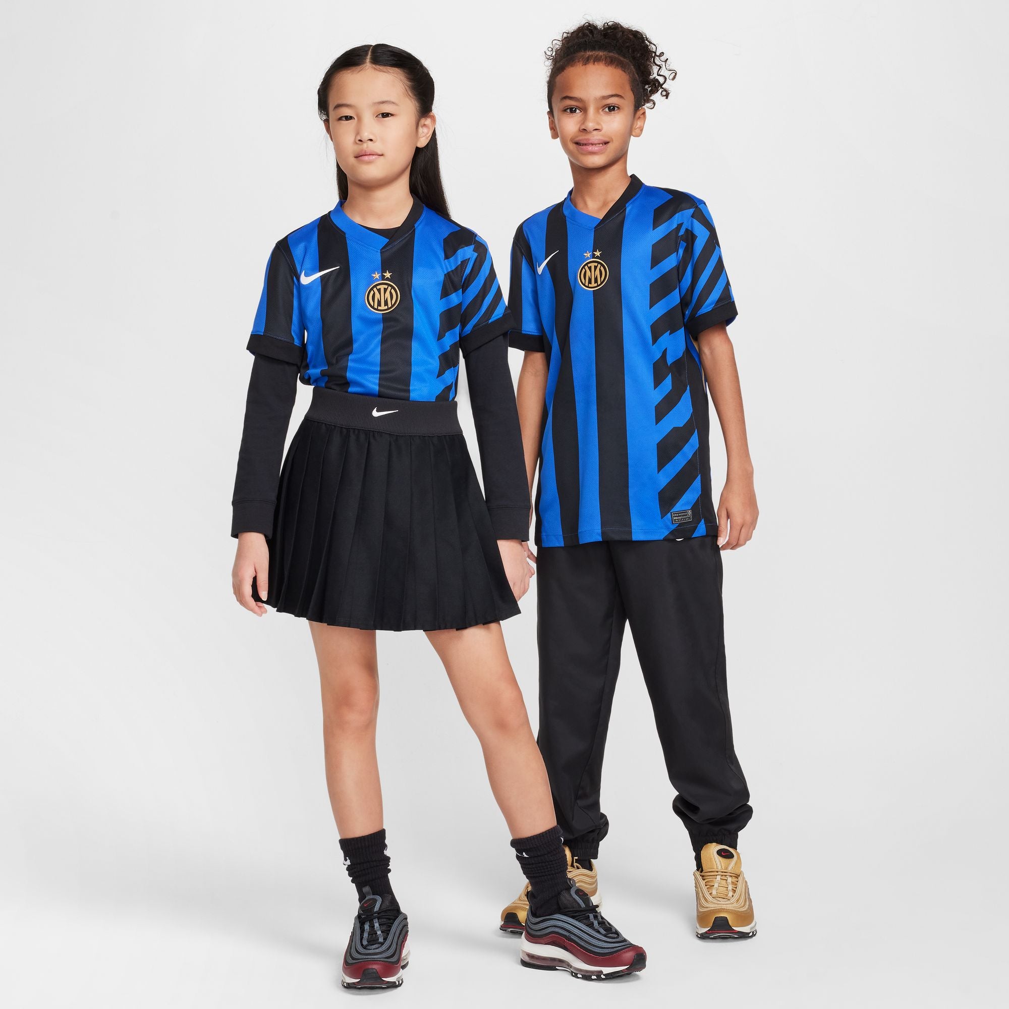 Inter Milan 2024/25 Stadium Home Big Kids' Nike Dri-FIT Replica Jersey