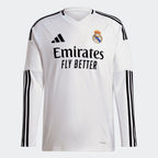 adidas Real Madrid 24/25 Long Sleeve Home Jersey