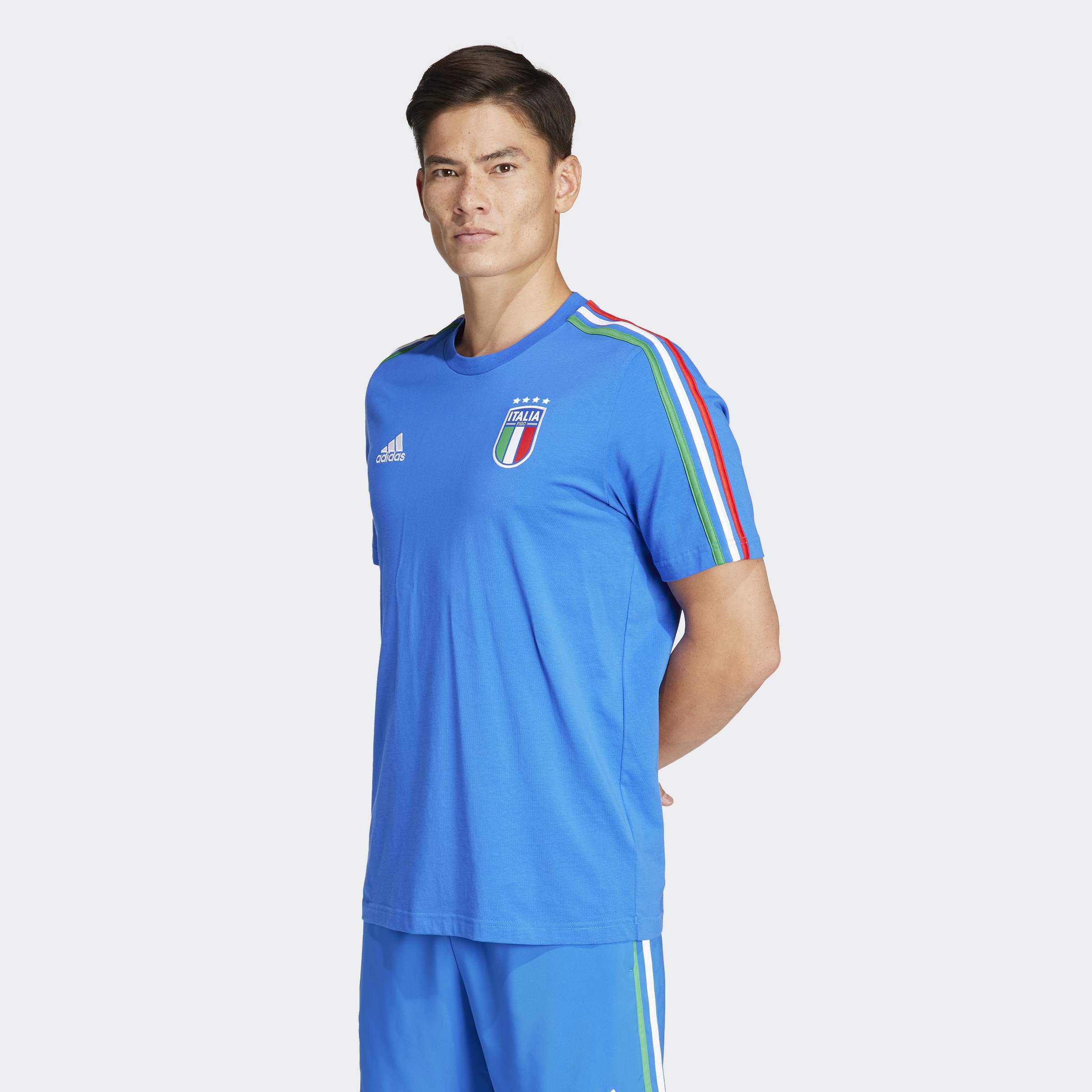 adidas Italy DNA 3-Stripes T-Shirt