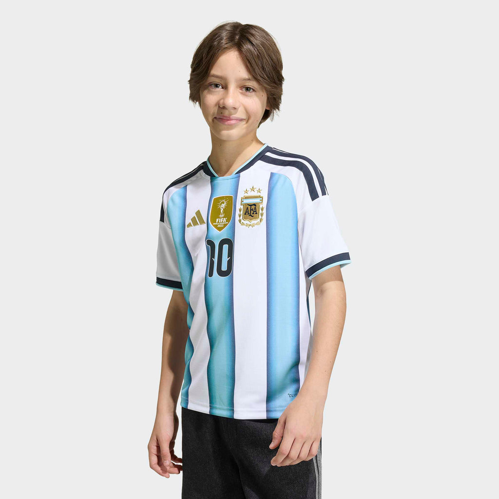 adidas Argentina 26 Home Replica Messi Kids Jersey