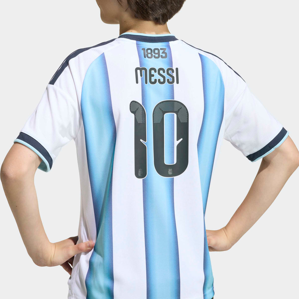 adidas Argentina 26 Home Replica Messi Kids Jersey