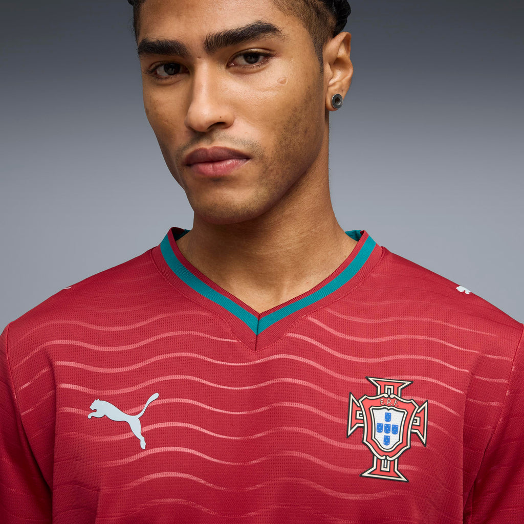 PUMA Portugal 2026 Home Men's Long Sleeve Soccer Jersey