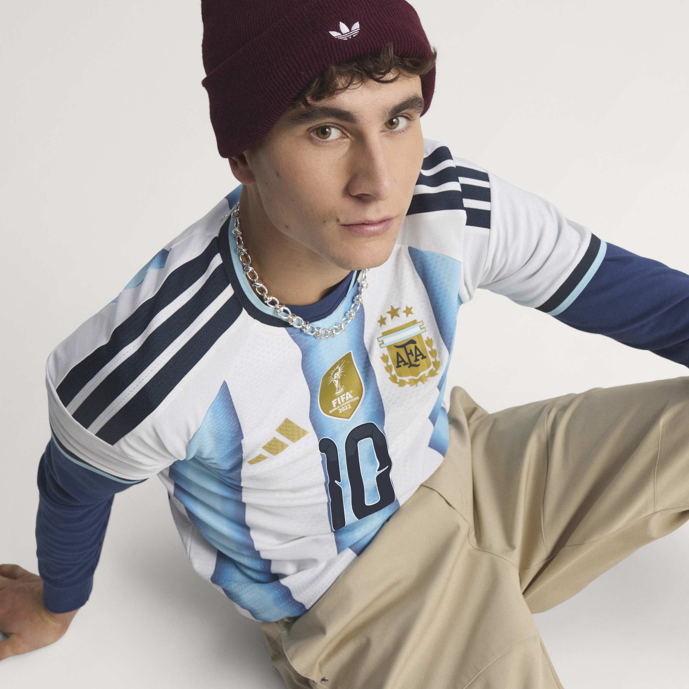 adidas Argentina 26 Home Messi Authentic Jersey