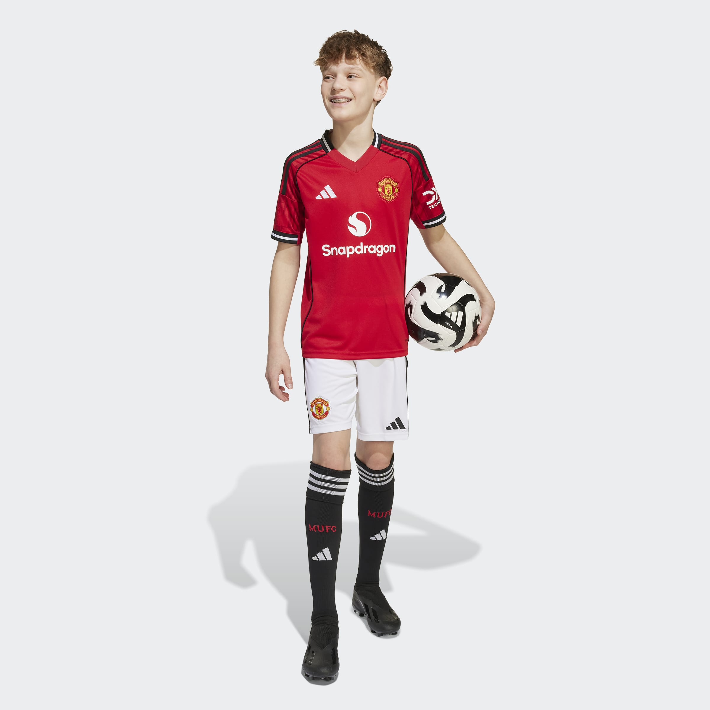 adidas Manchester United 25/26 Home Jersey Kids