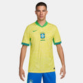 Brazil 2024 Stadium Home Men's Nike Dri-FIT Soccer Replica Jersey
