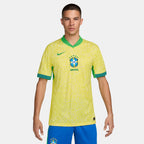 Brazil 2024 Stadium Home Men's Nike Dri-FIT Soccer Replica Jersey