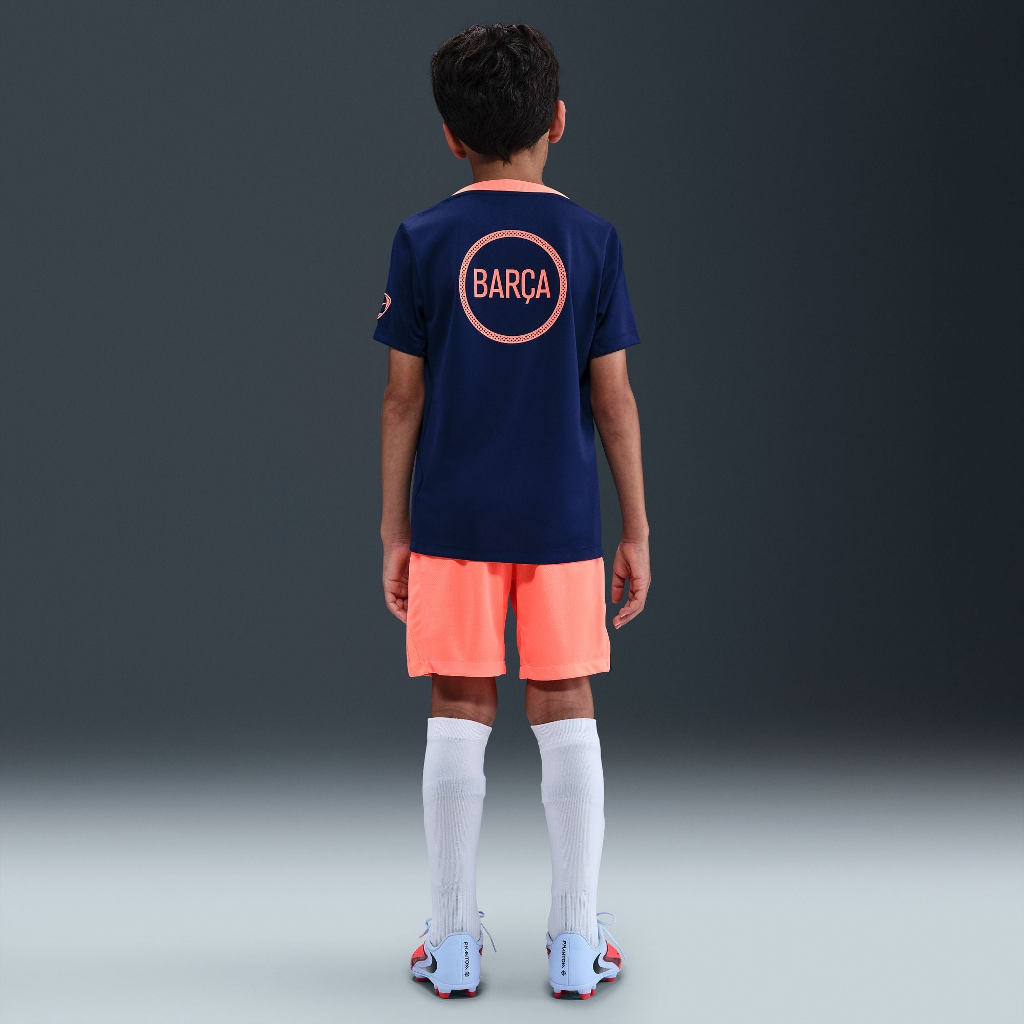 FC Barcelona Academy Pro Third Big Kids' Nike Dri-FIT Soccer Pre-Match Top