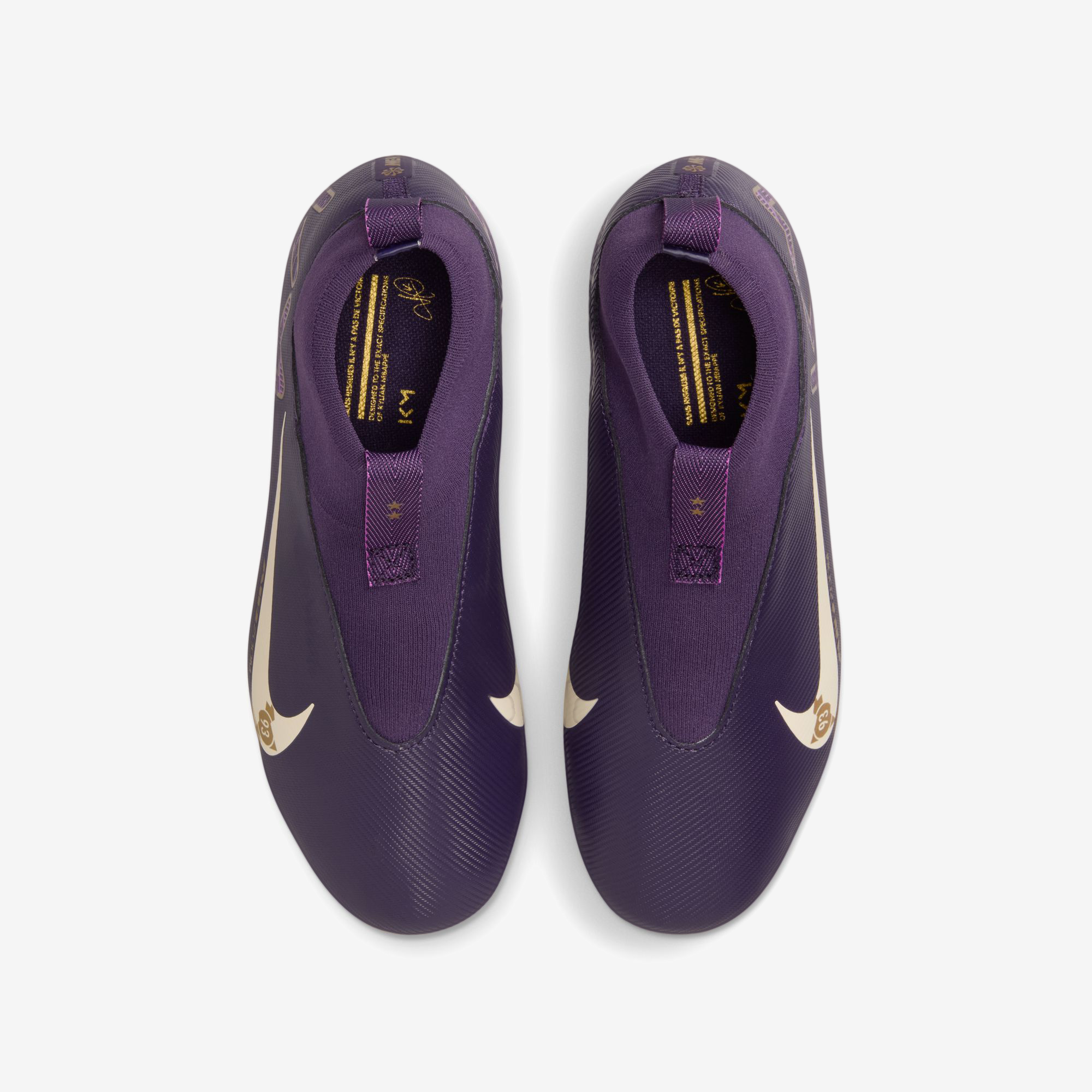 Kylian Mbappe Nike Jr. Mercurial Superfly 10 Academy Little/Big Kids' Multi-Ground High-Top Soccer Cleats