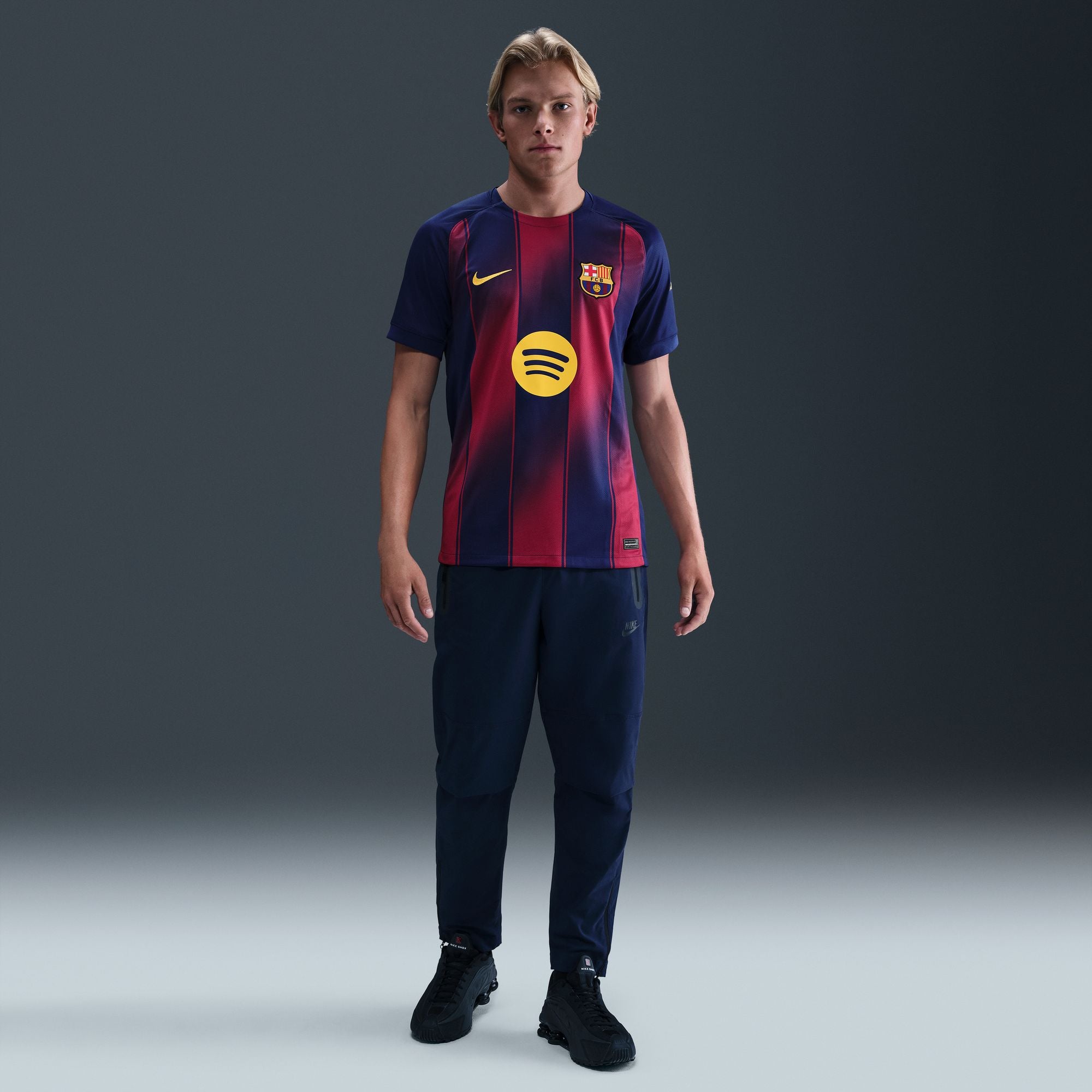 FC Barcelona 2025/26 Stadium Home Men's Nike Dri-FIT Replica Soccer Jersey
