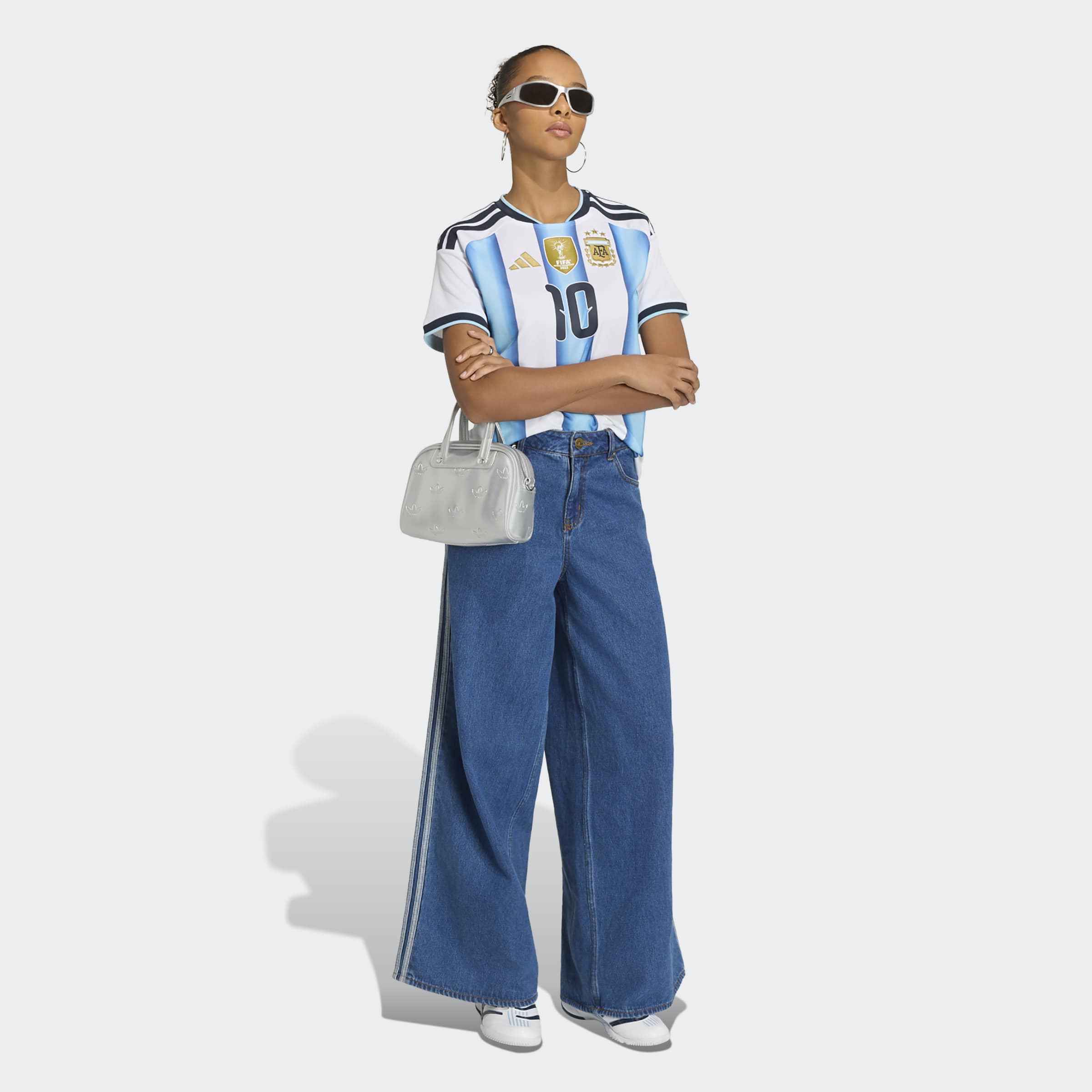 adidas Argentina 26 Home Messi Women's Jersey