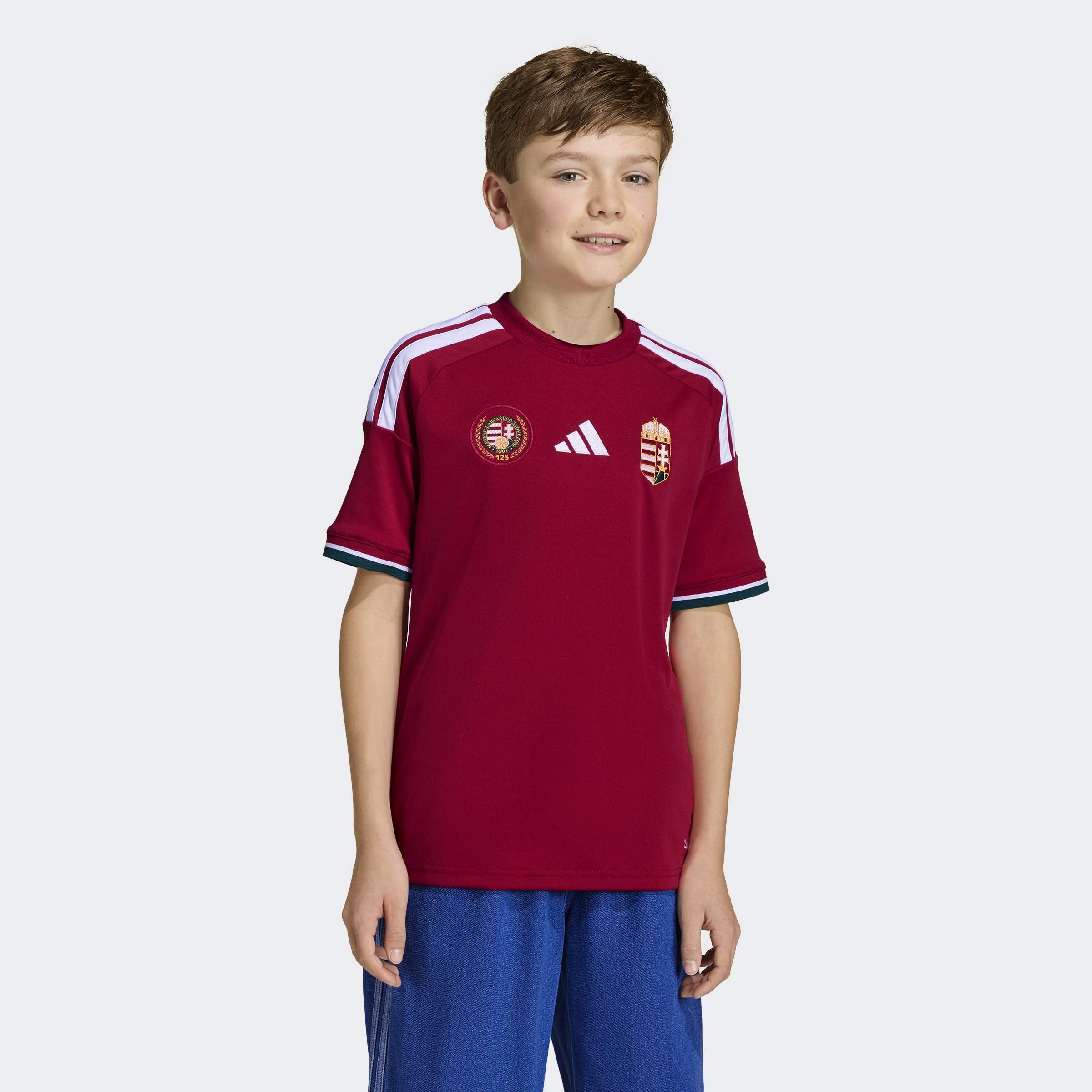 adidas Hungary 26 Home Kids Jersey