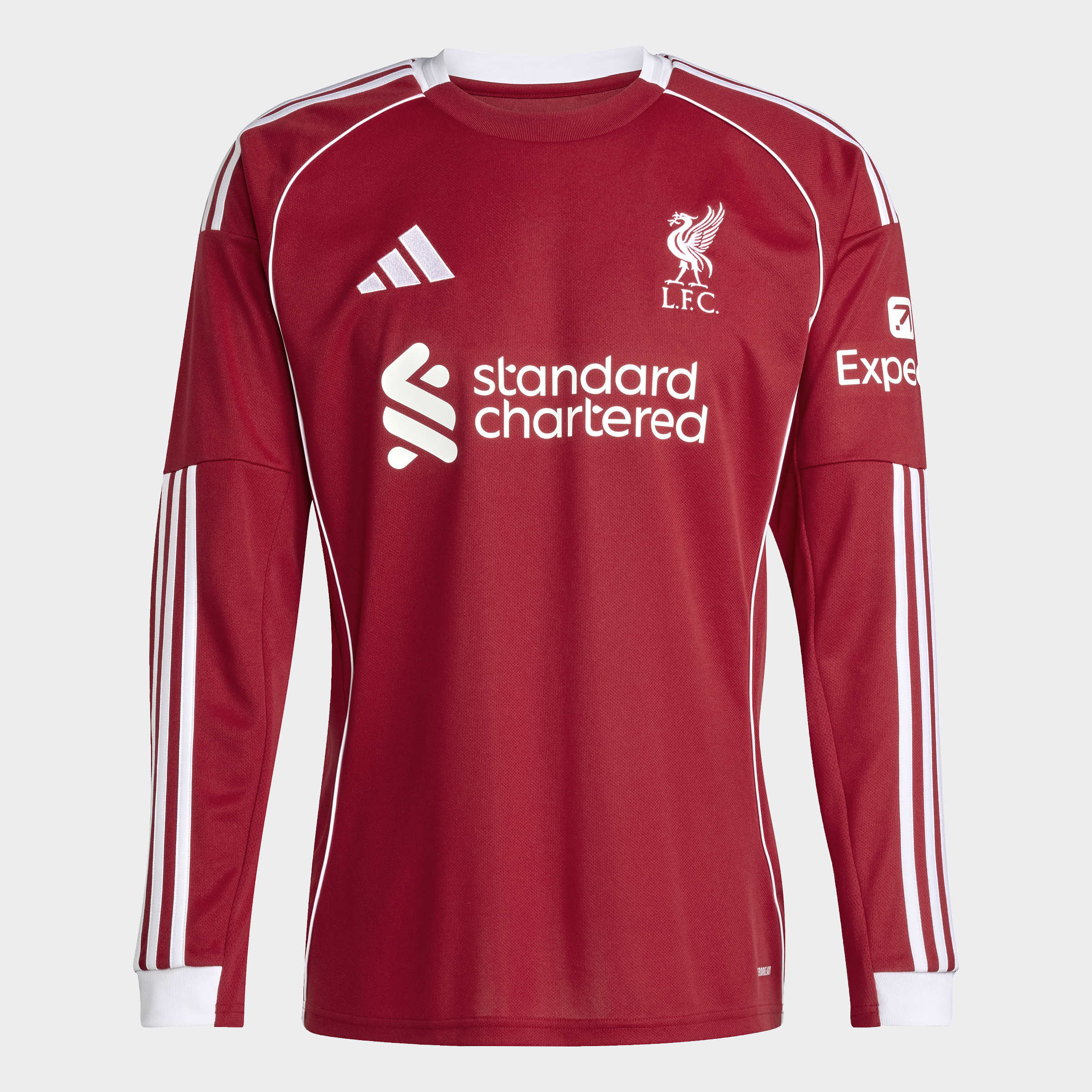 Liverpool FC 25/26 シーズン長袖ユニフォーム adidas Liverpool FC 25/26 Long Sleeve Home Jersey – FC Soccer
