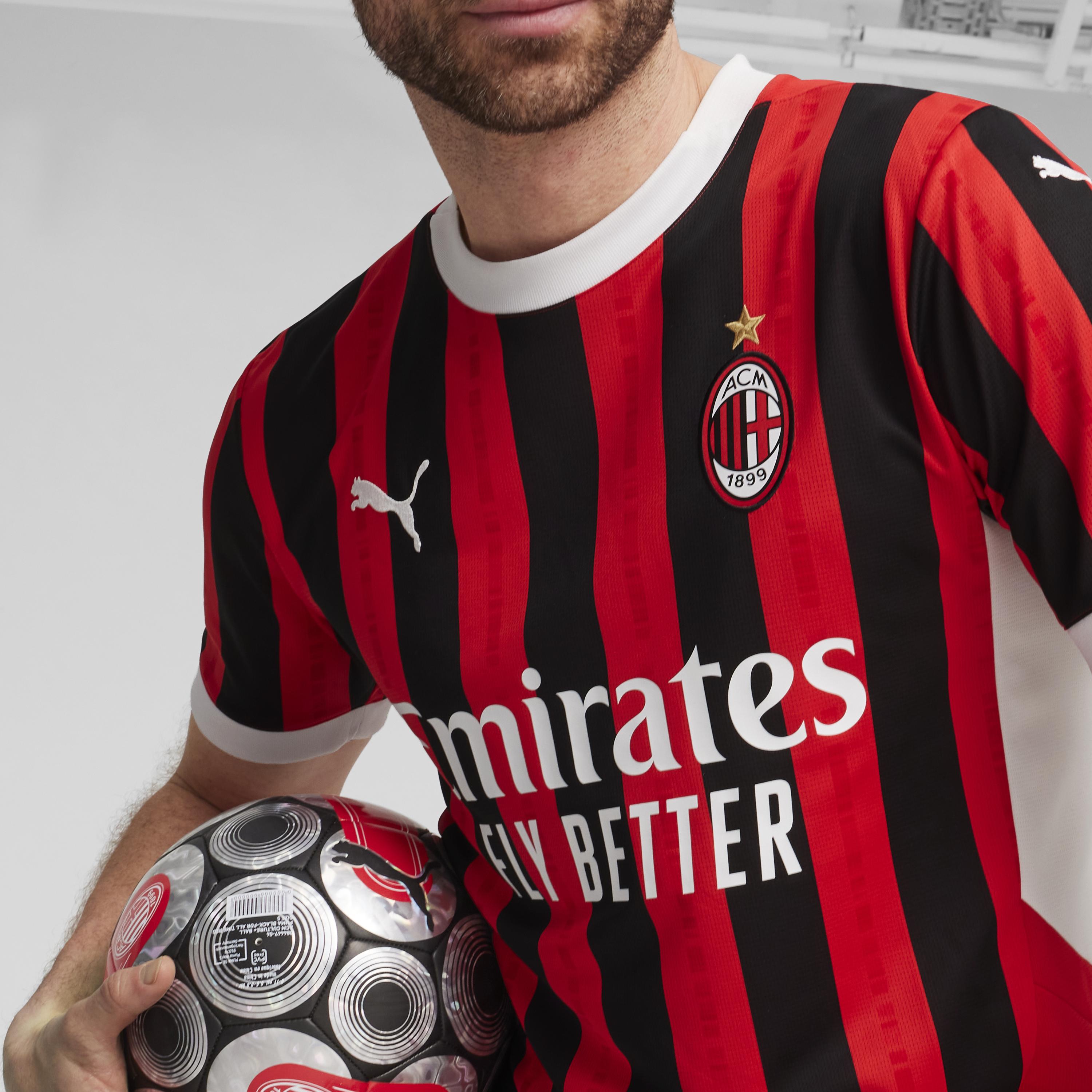 PUMA AC Milan 24/25 Home Replica Men's Soccer Jersey – FC Soccer