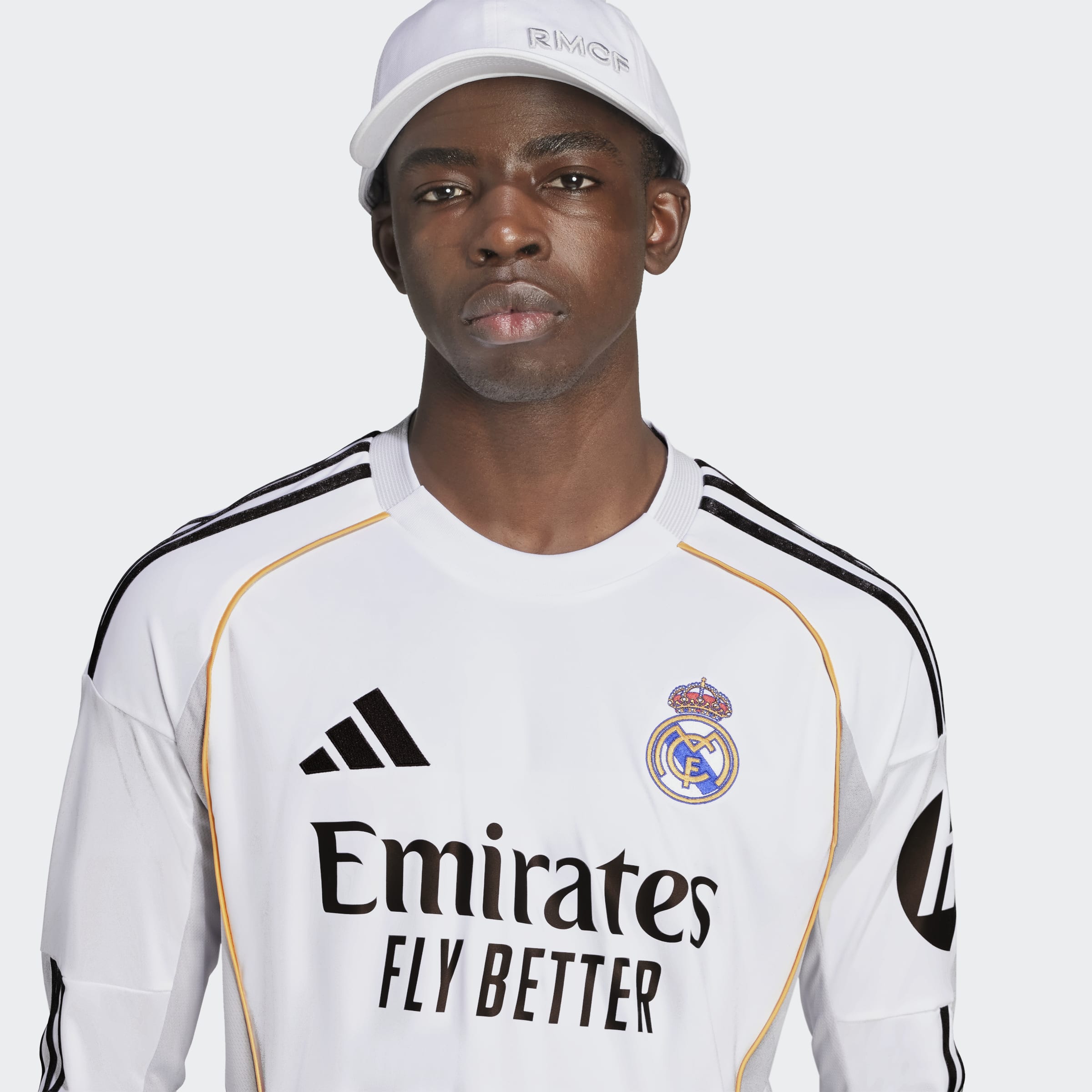 adidas Real Madrid 25/26 Long Sleeve Home Jersey