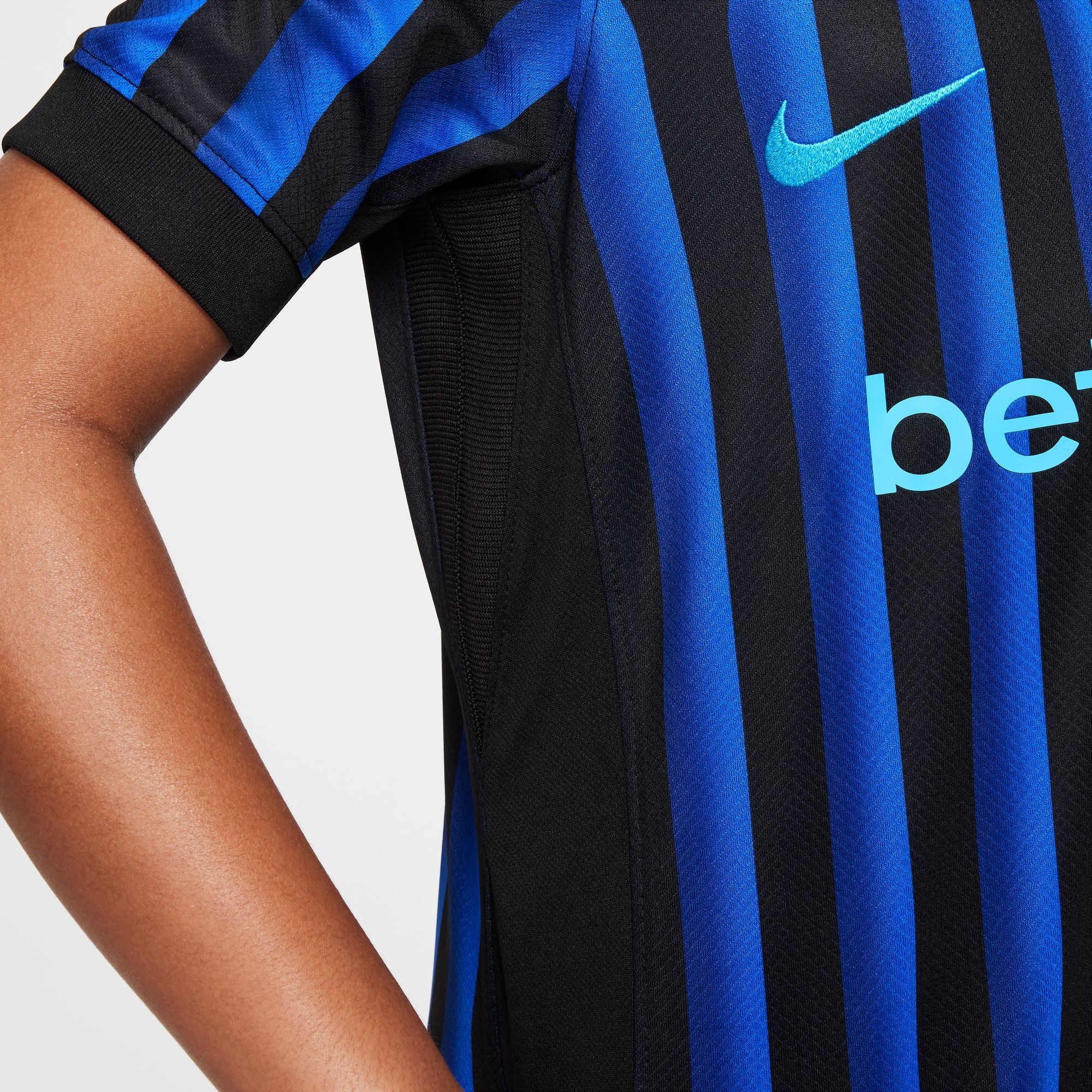 Inter Milan 2025/26 Stadium Home Big Kids' Nike Dri-FIT Replica Jersey