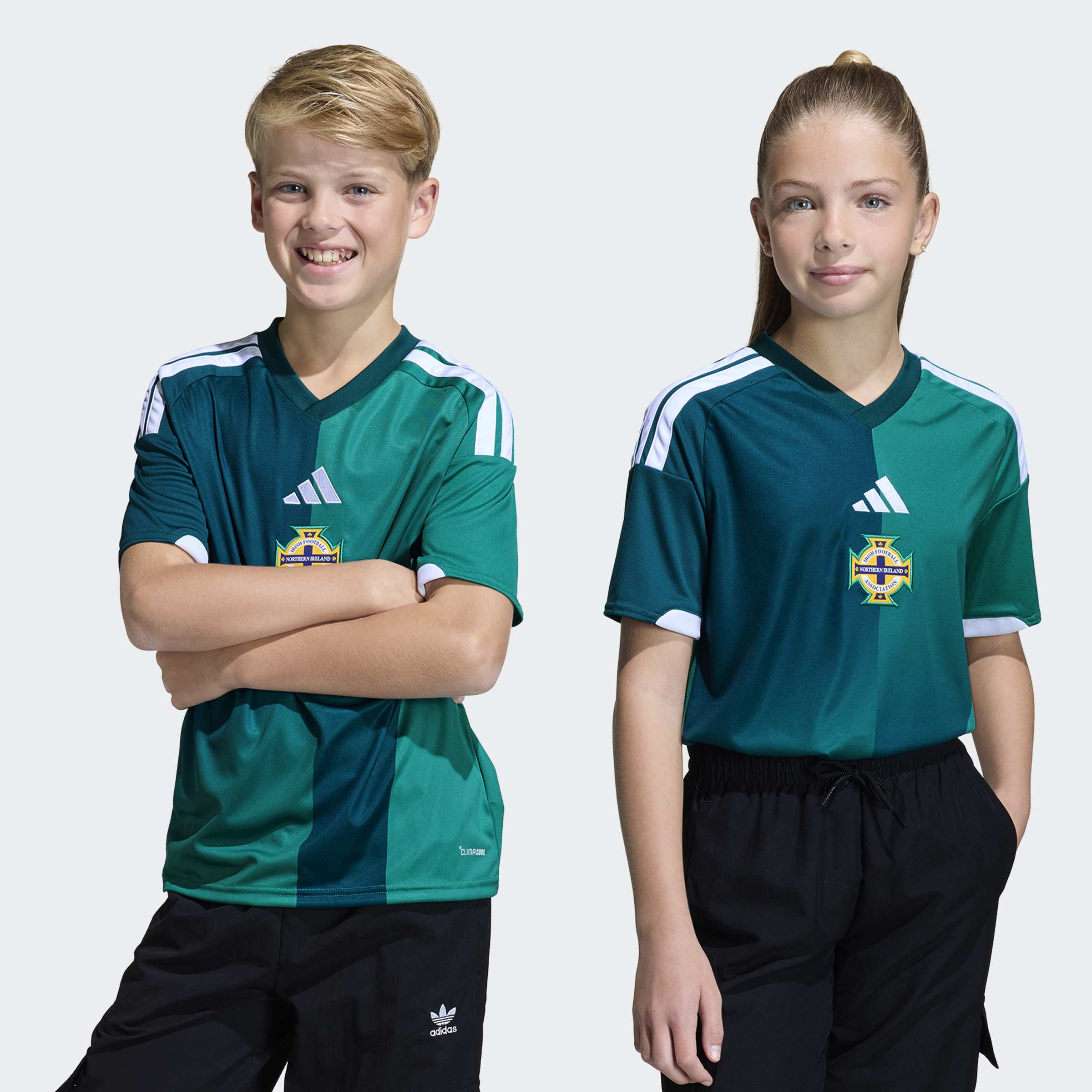 adidas Northern Ireland 26 Home Kids Jersey