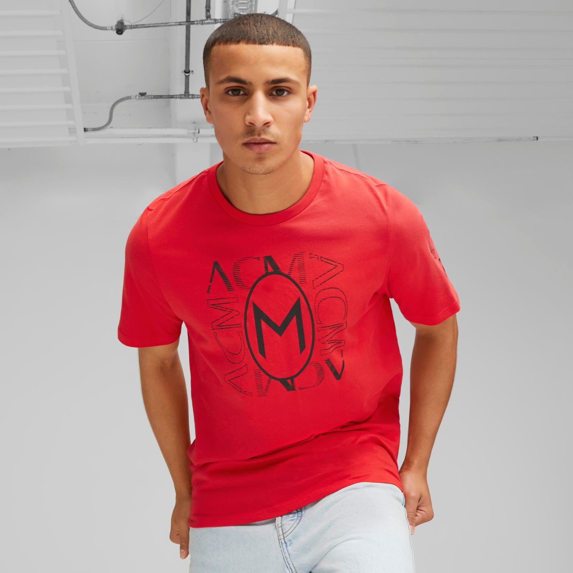 PUMA AC Milan Football Core Graphic T-Shirt