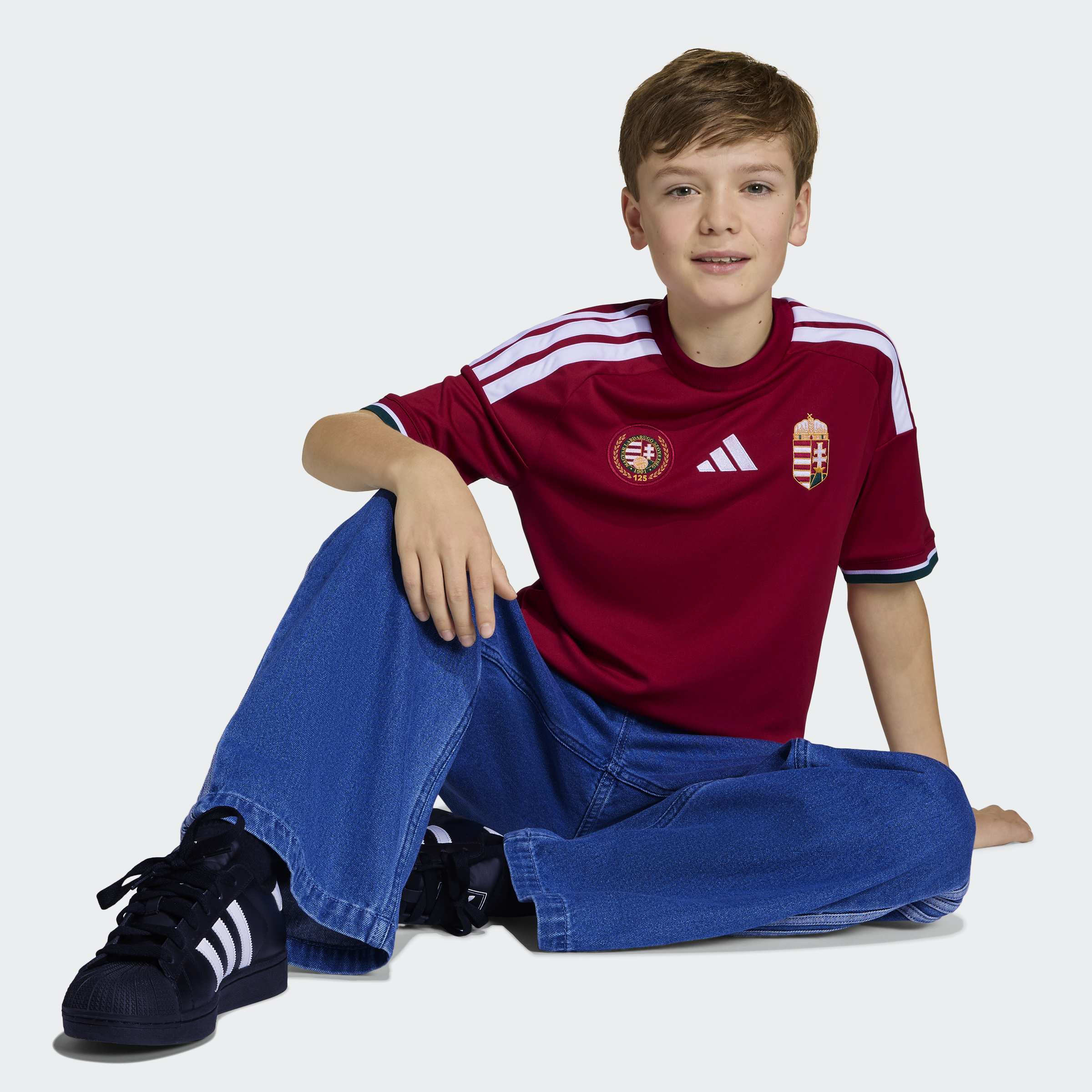 adidas Hungary 26 Home Kids Jersey
