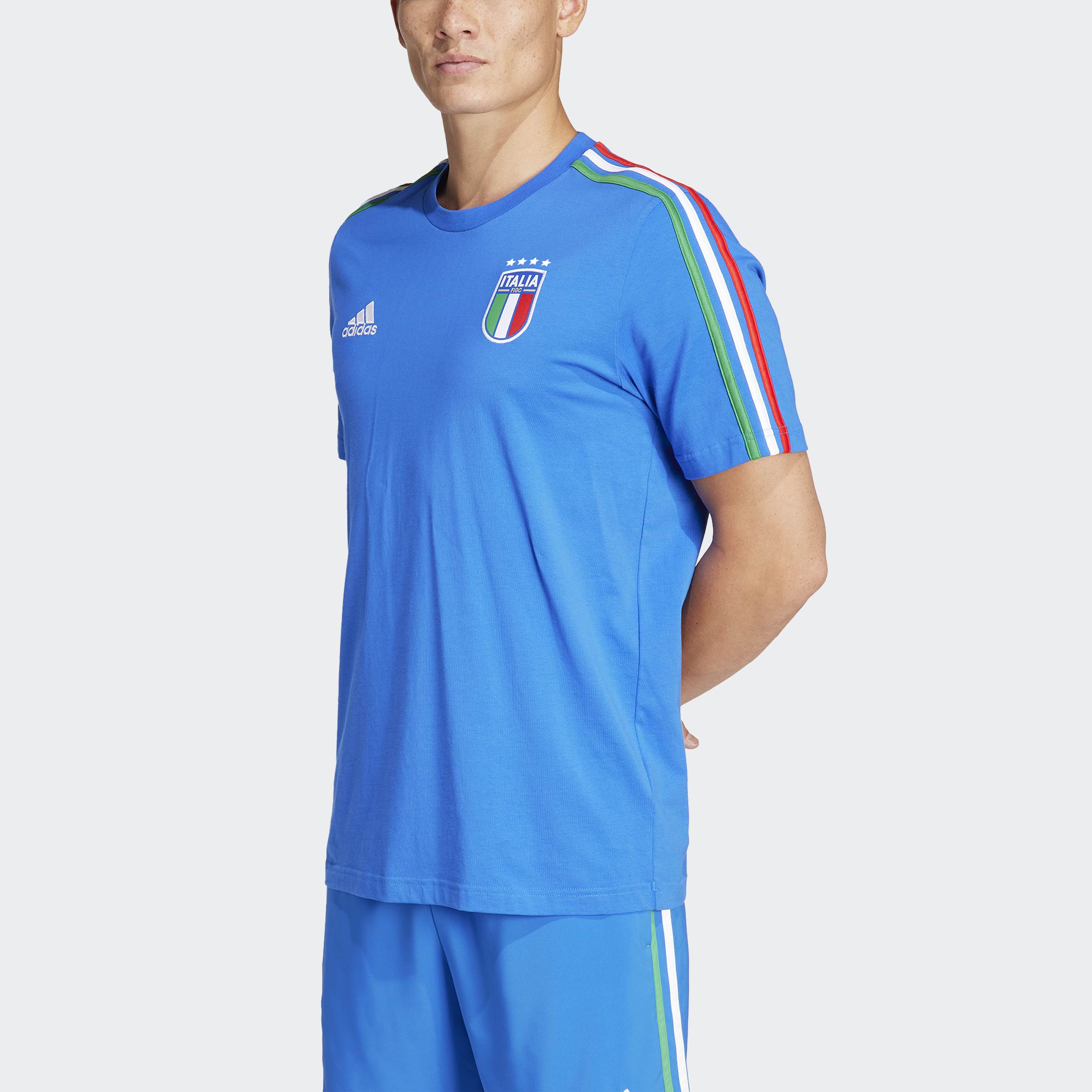 adidas Italy DNA 3-Stripes T-Shirt