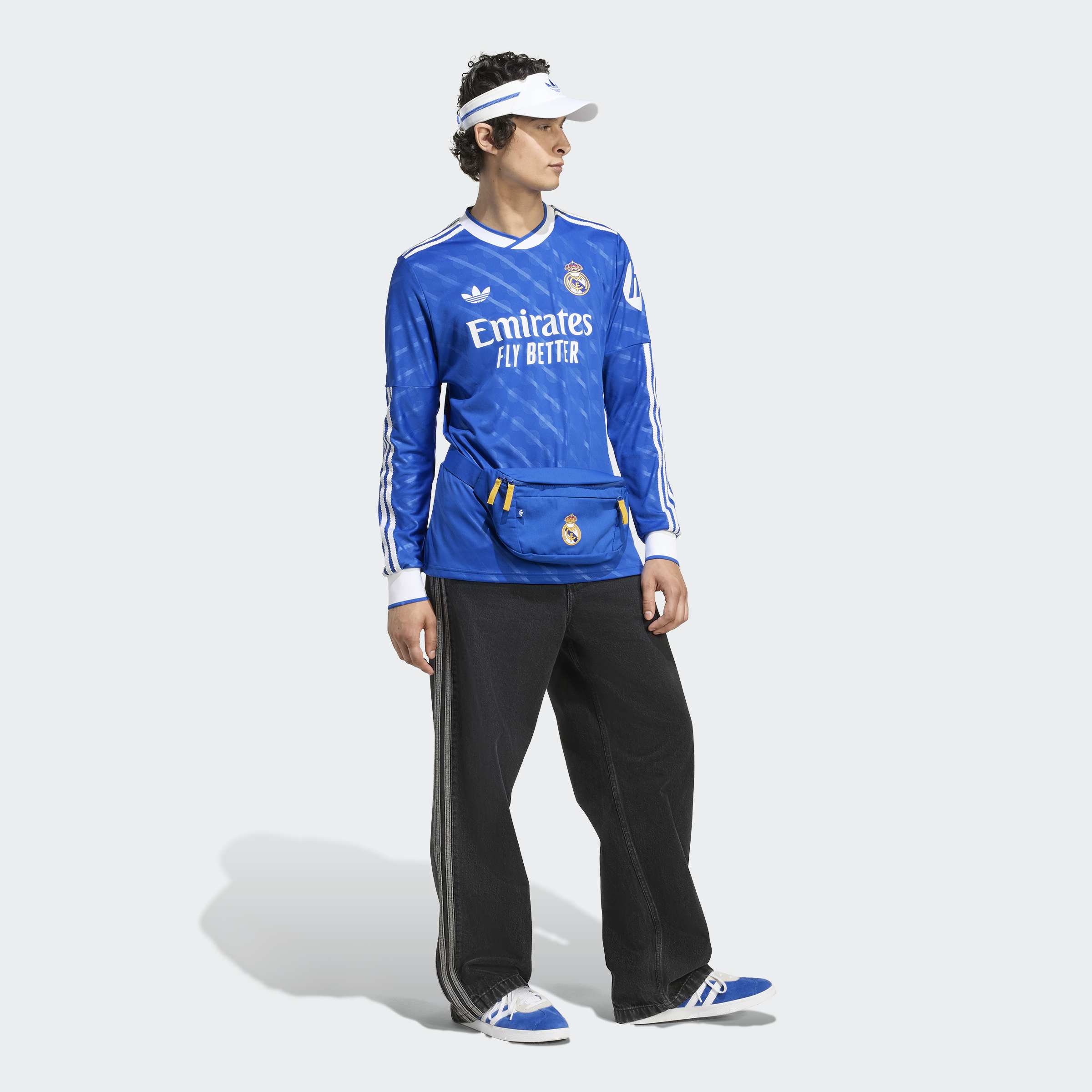 Real Madrid 25/26 Third Kit 長袖S ギュレル#15 adidas Real Madrid 25/26 Long Sleeve Third Jersey – FC Soccer
