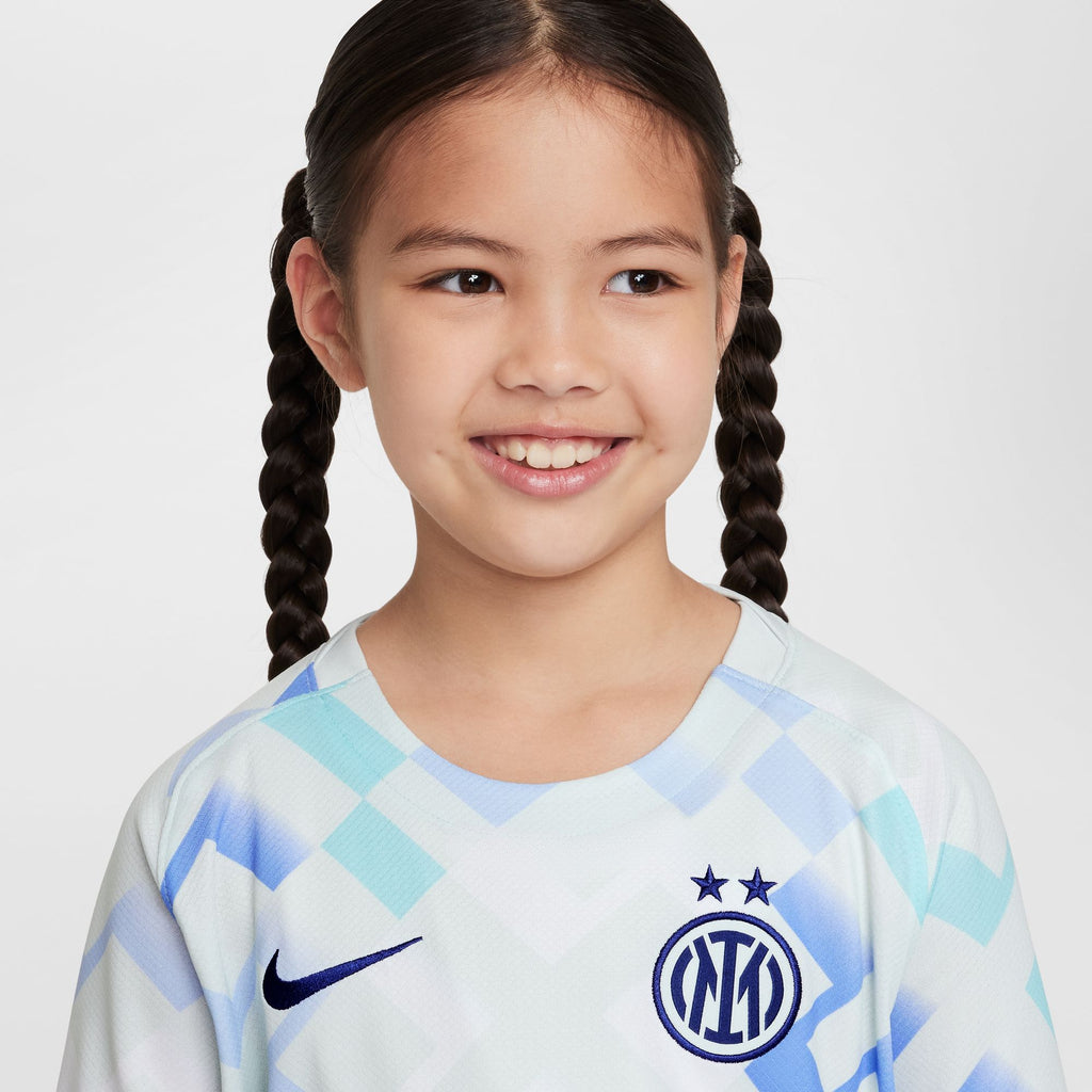 Inter Milan 2025/26 Stadium Away Big Kids' Nike Dri-FIT Replica Jersey