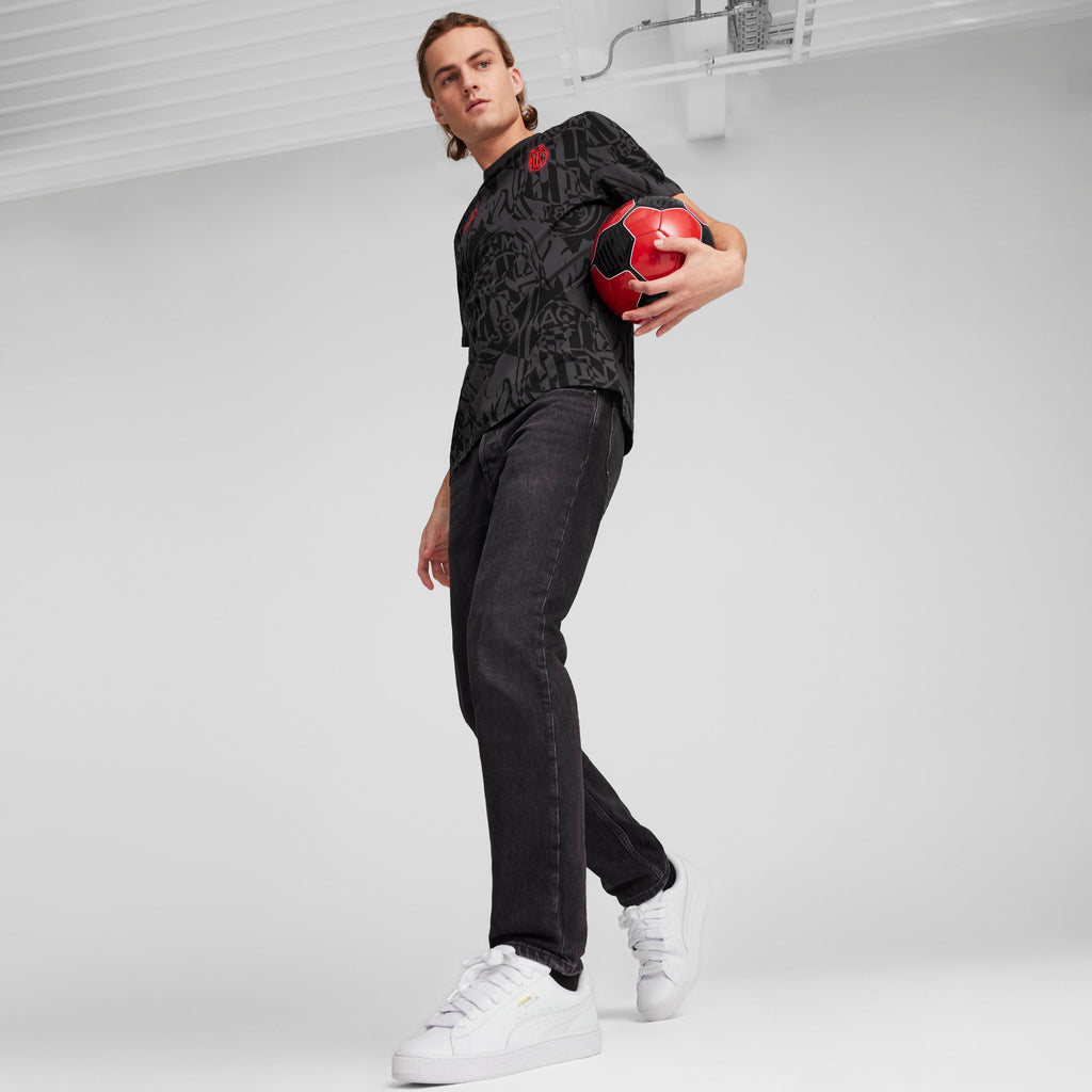 PUMA AC Milan Football Culture Tee AOP