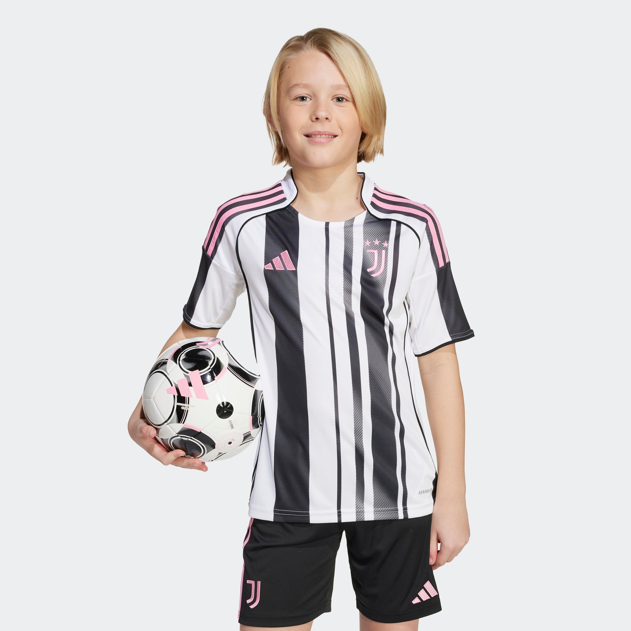 adidas Juventus 25/26 Home Jersey Kids