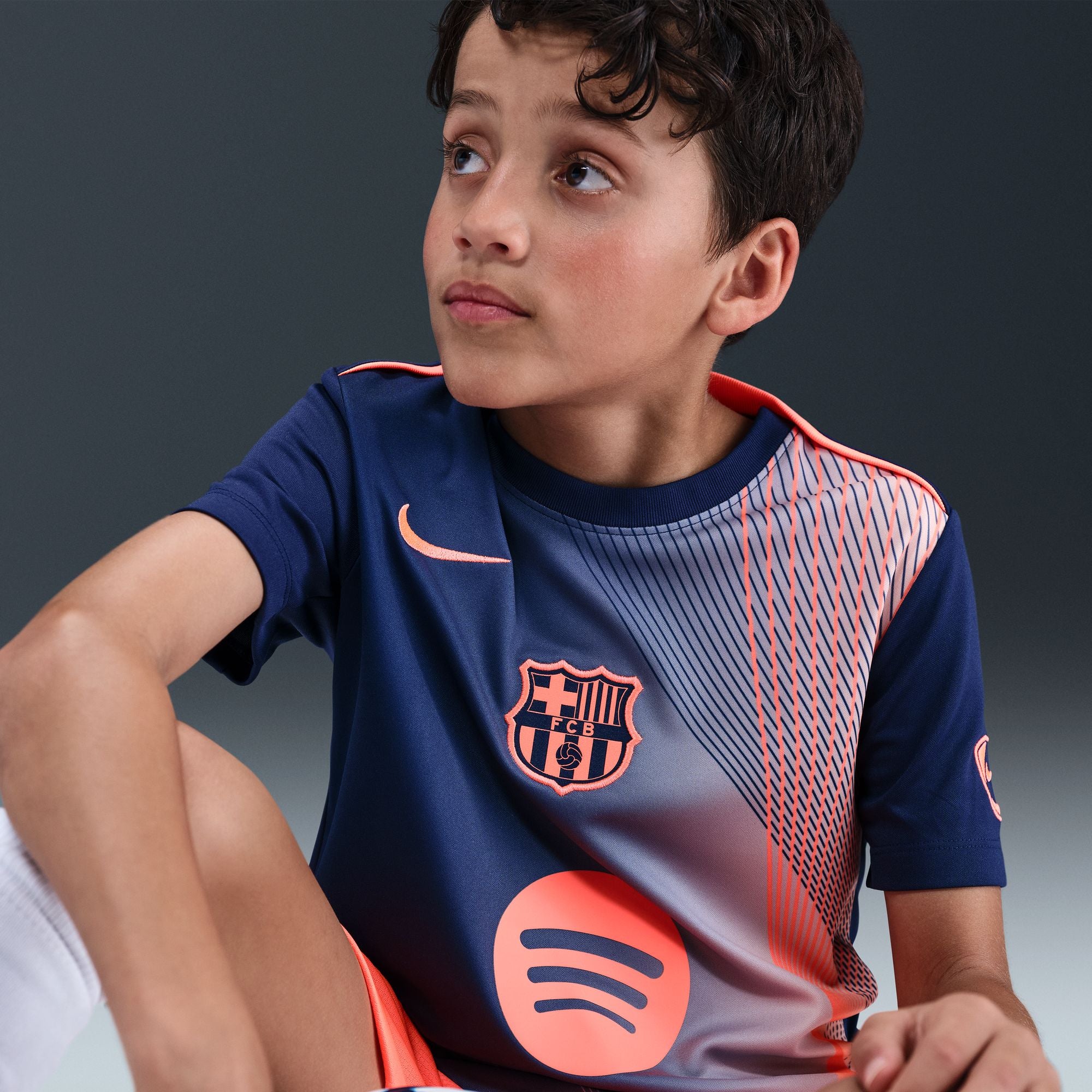 FC Barcelona Academy Pro Third Big Kids' Nike Dri-FIT Soccer Pre