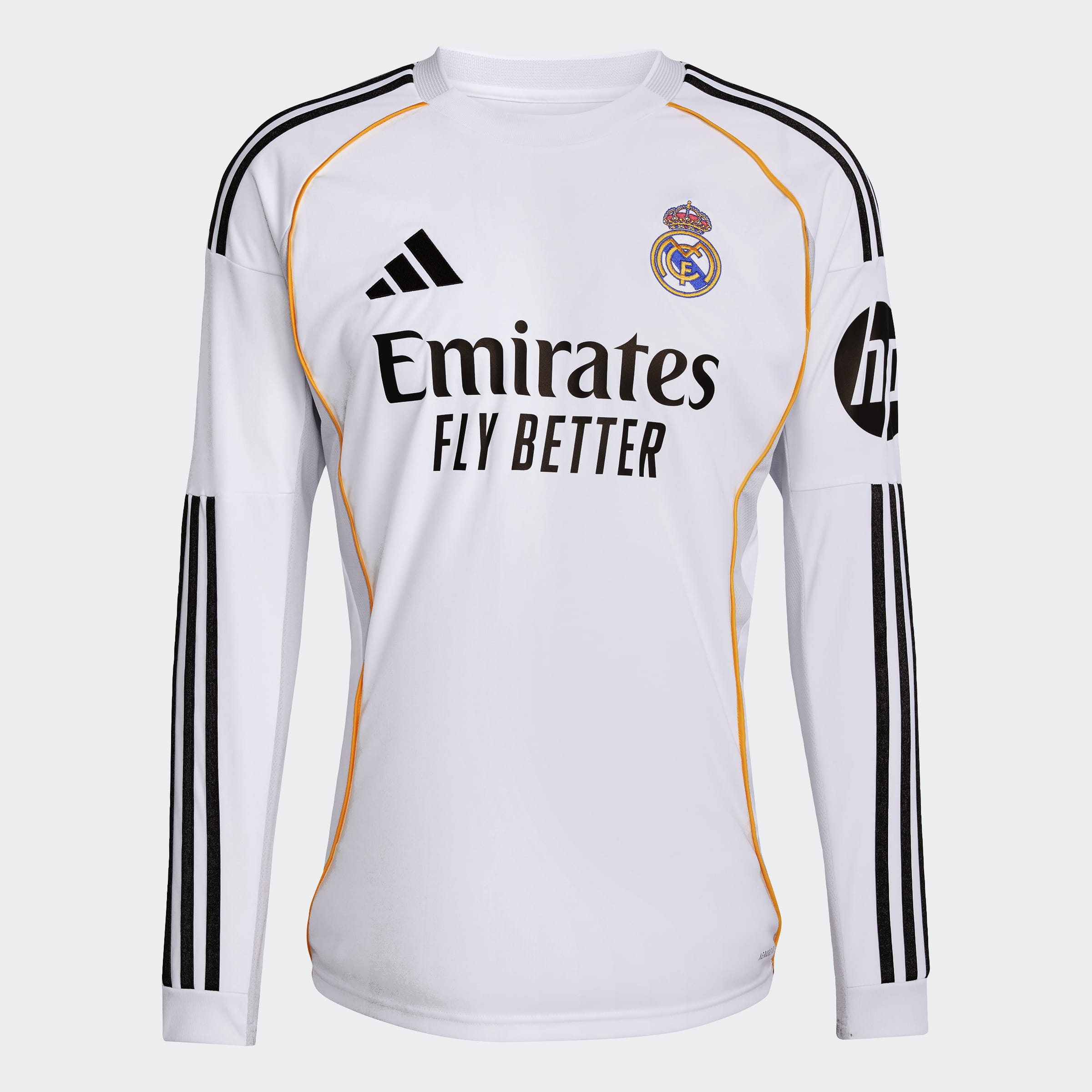 adidas Real Madrid 25/26 Long Sleeve Home Jersey
