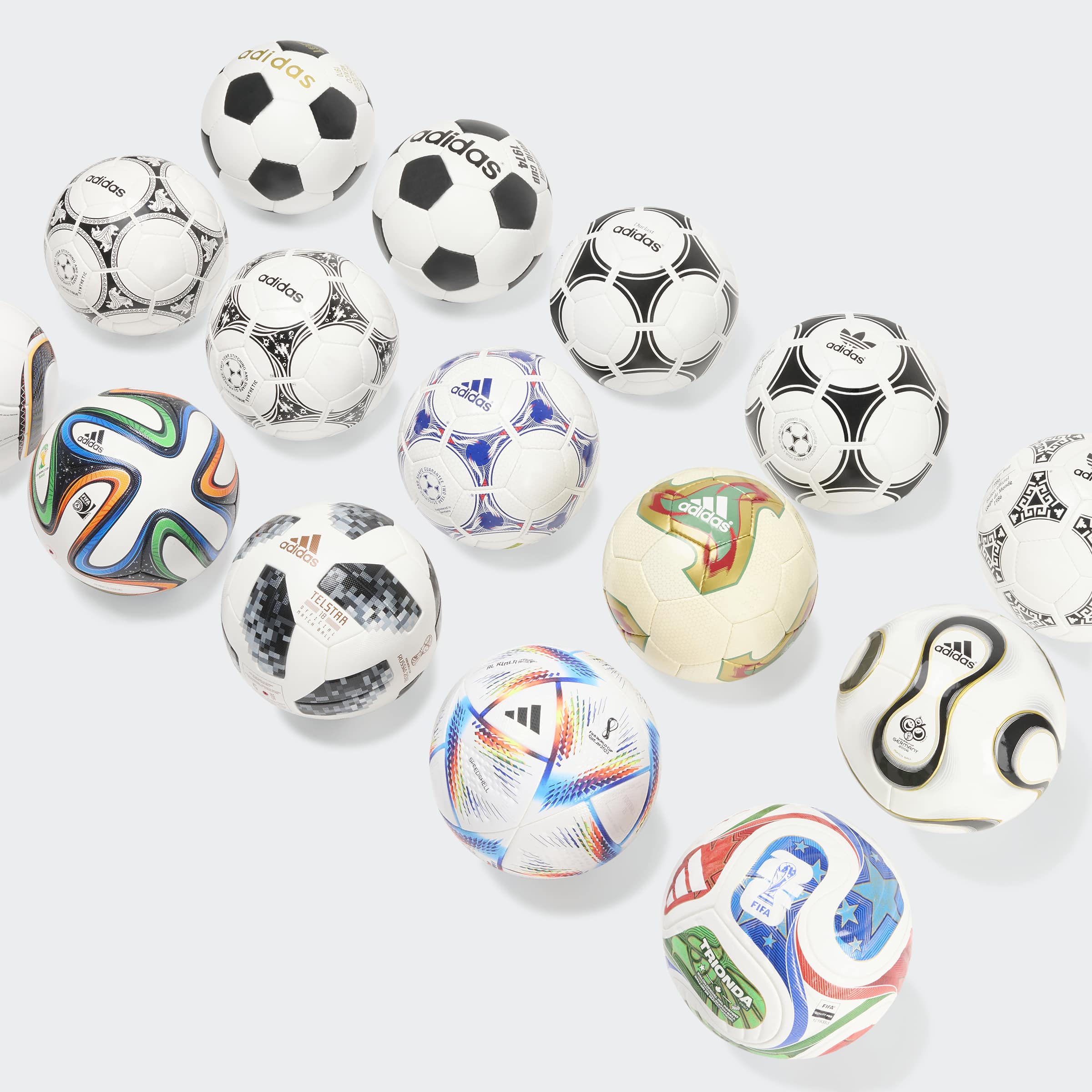 adidas FIFA World Cup Historical Pro Ball Set